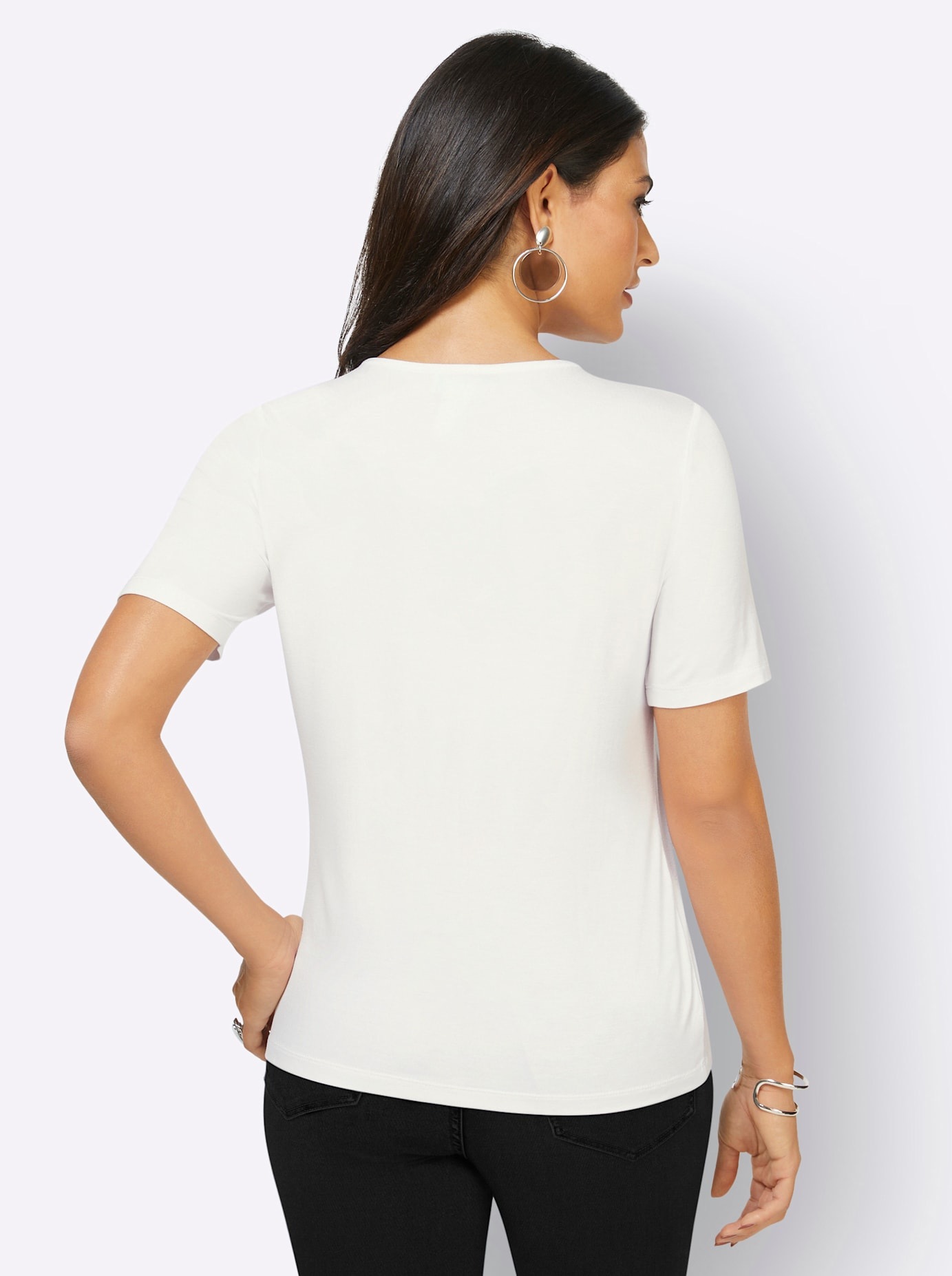 creation L Rundhalsshirt "Shirt" 1 Stk. tlg. günstig online kaufen