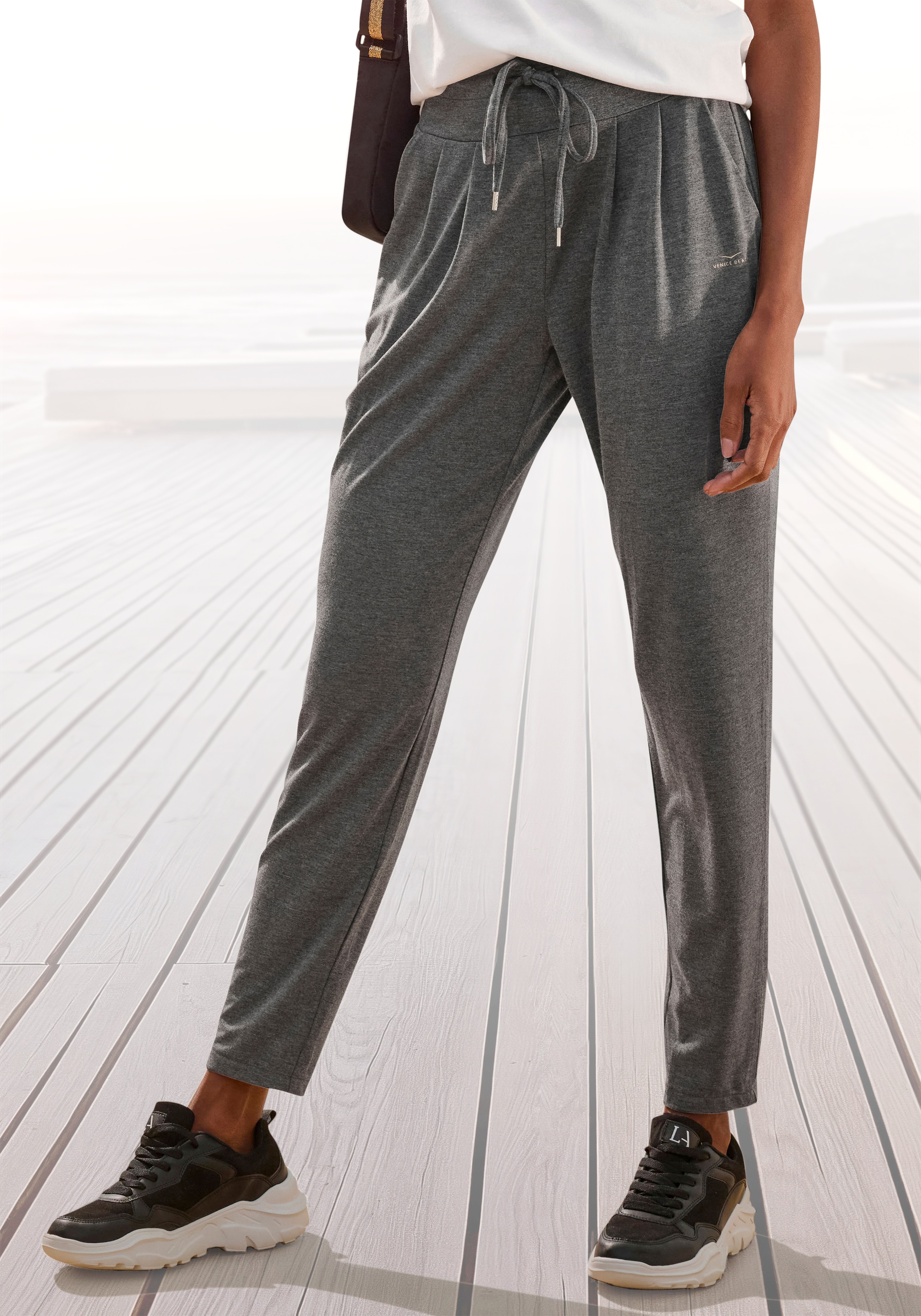 Venice Beach Schlupfhose, mit breitem Bund, lockere Haremshose, Loungewear günstig online kaufen