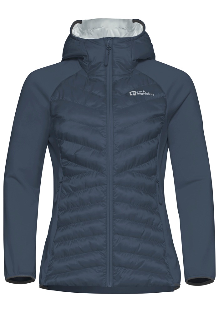 Jack Wolfskin Hybridjacke »ROUTEBURN PRO HYBRID W«, mit Kapuze