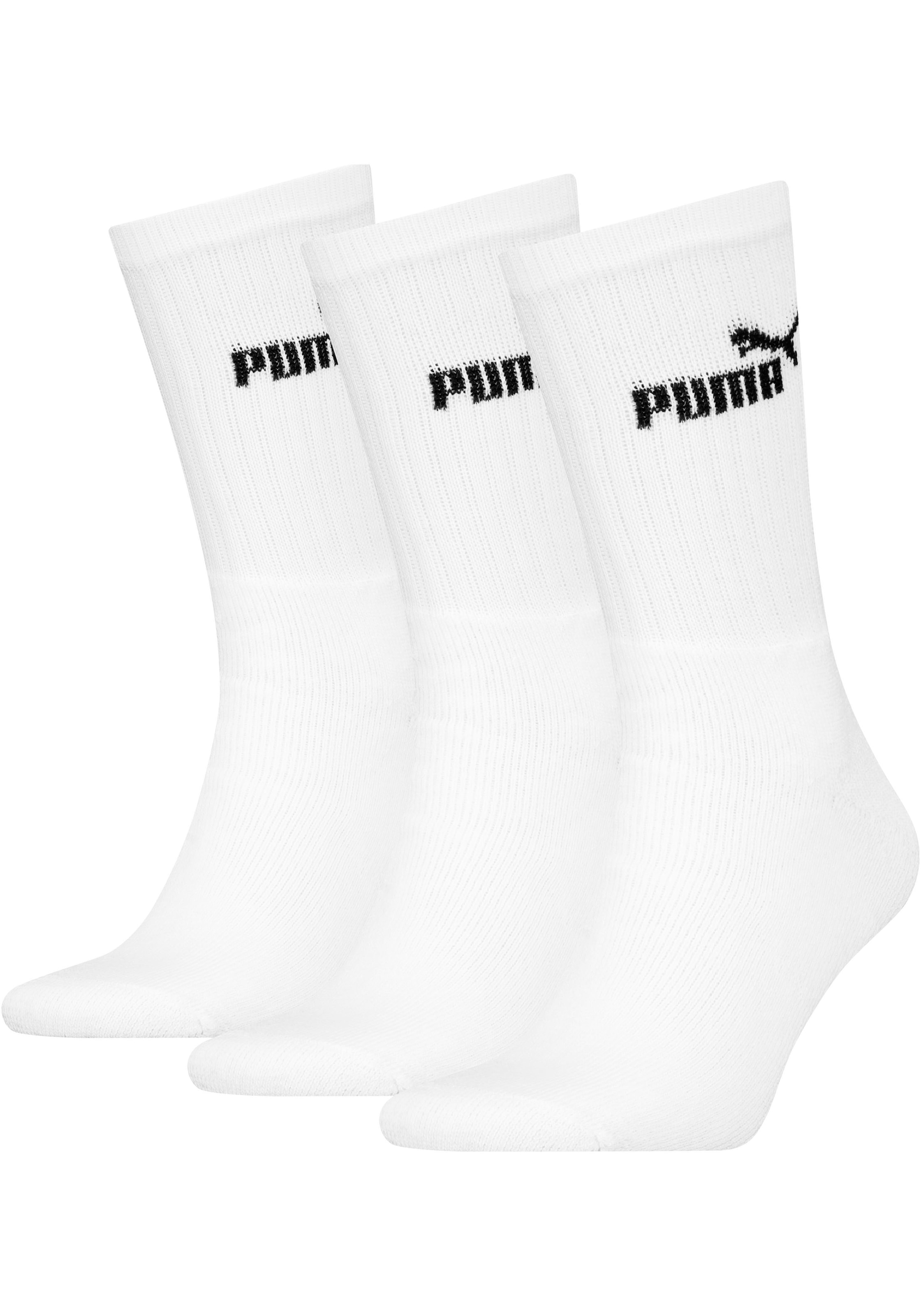 PUMA Freizeitsocken 3 Paar tlg. Atmungsaktiv, feuchtigkeitsregulierend, Str günstig online kaufen
