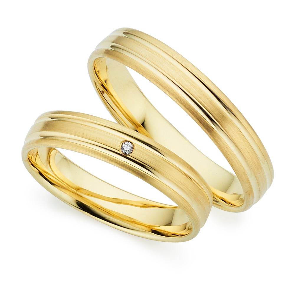 PHÖNIX Damen Trauring "Schmuck Partnerring Ehering Verlobungsring Freundschaftsring", 67, ohne Brillant, Silber 925 (Sterlingsilber),