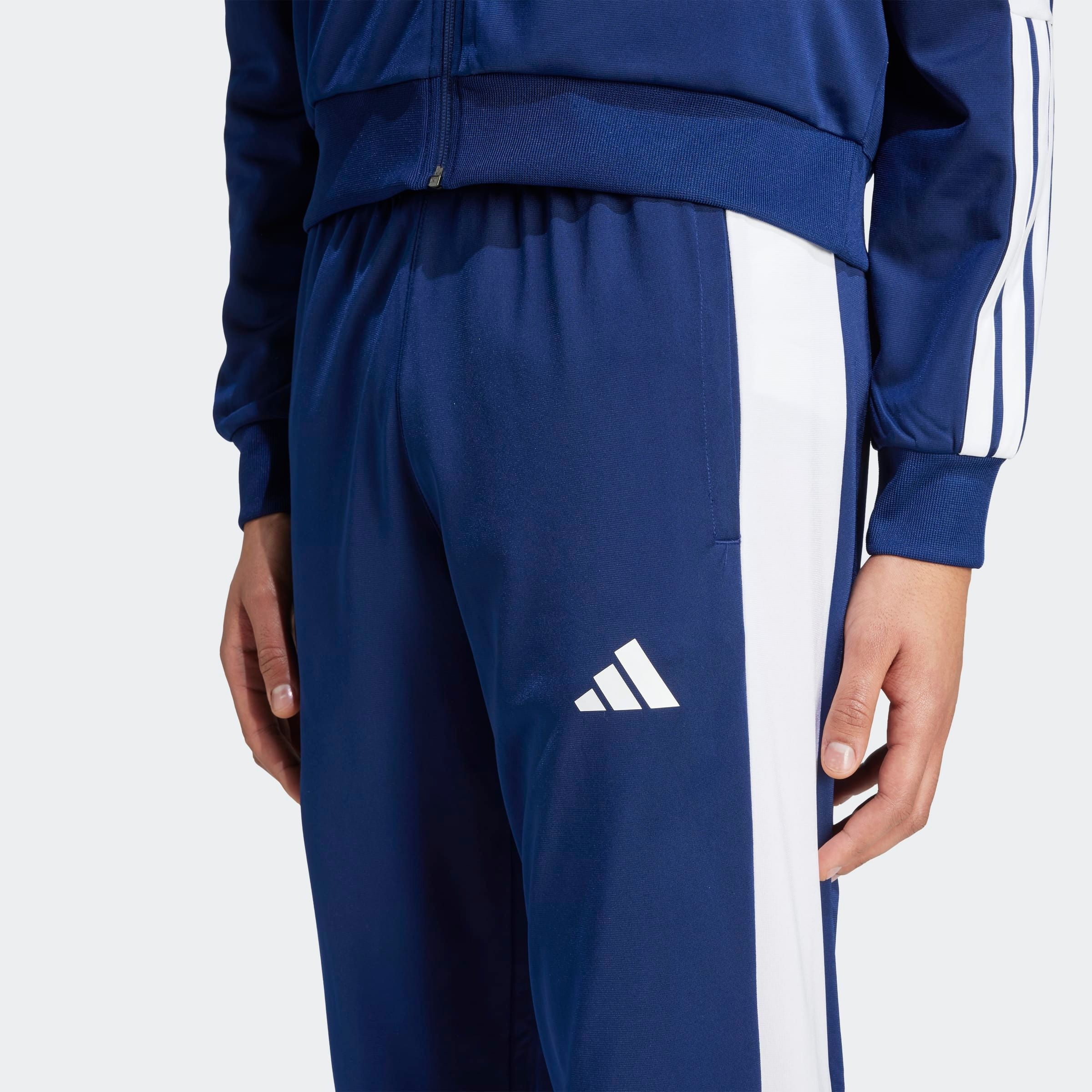 Thumbnail - adidas Sportswear Sporthose "MIT DRUCKKNÖPFEN" sportlicher Look mit Colourblocking-Einsätzen und 3-Streifen