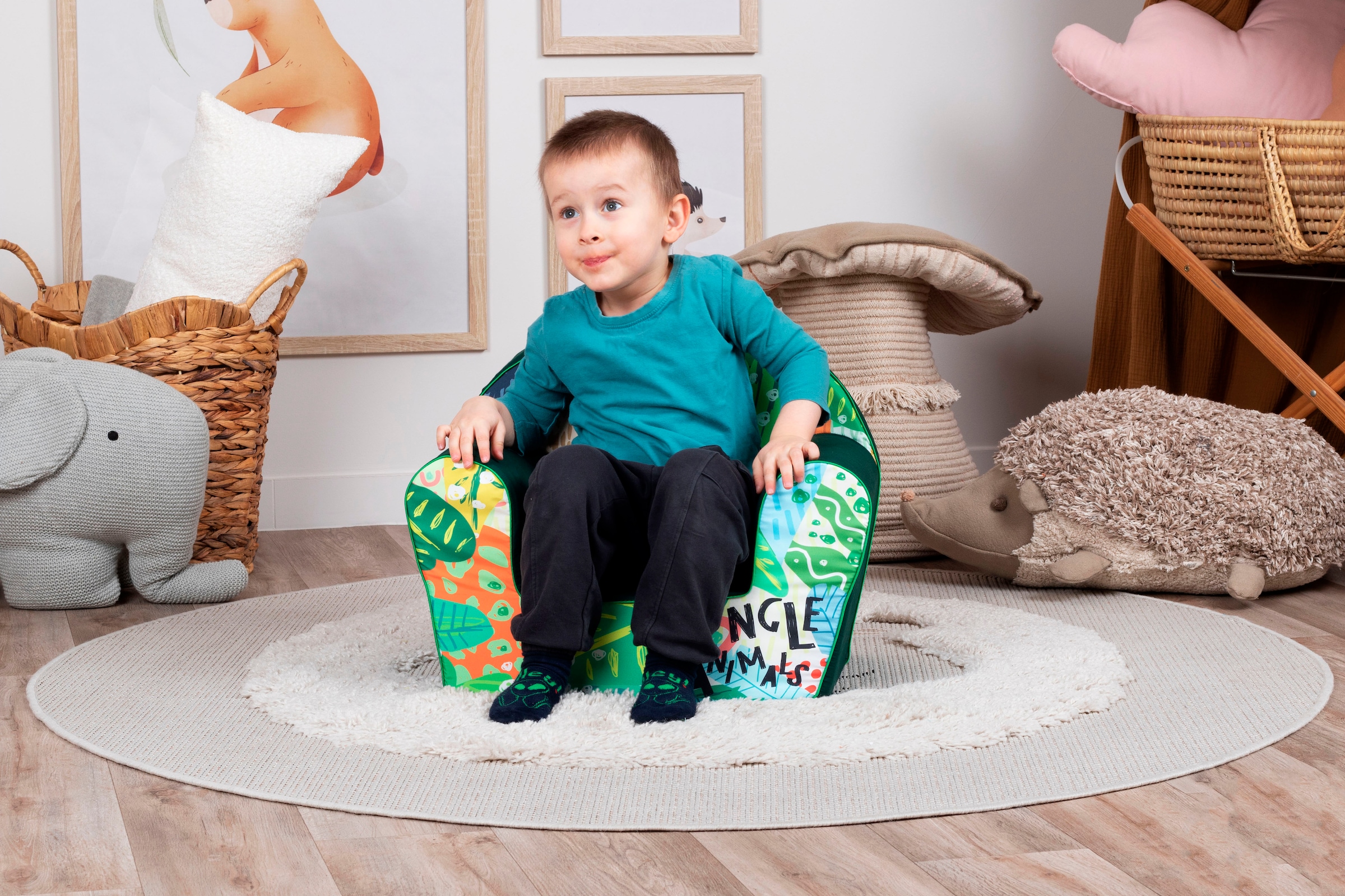 Knorrtoys® Sessel »Jungle animal« für Kinder; Made in Europe