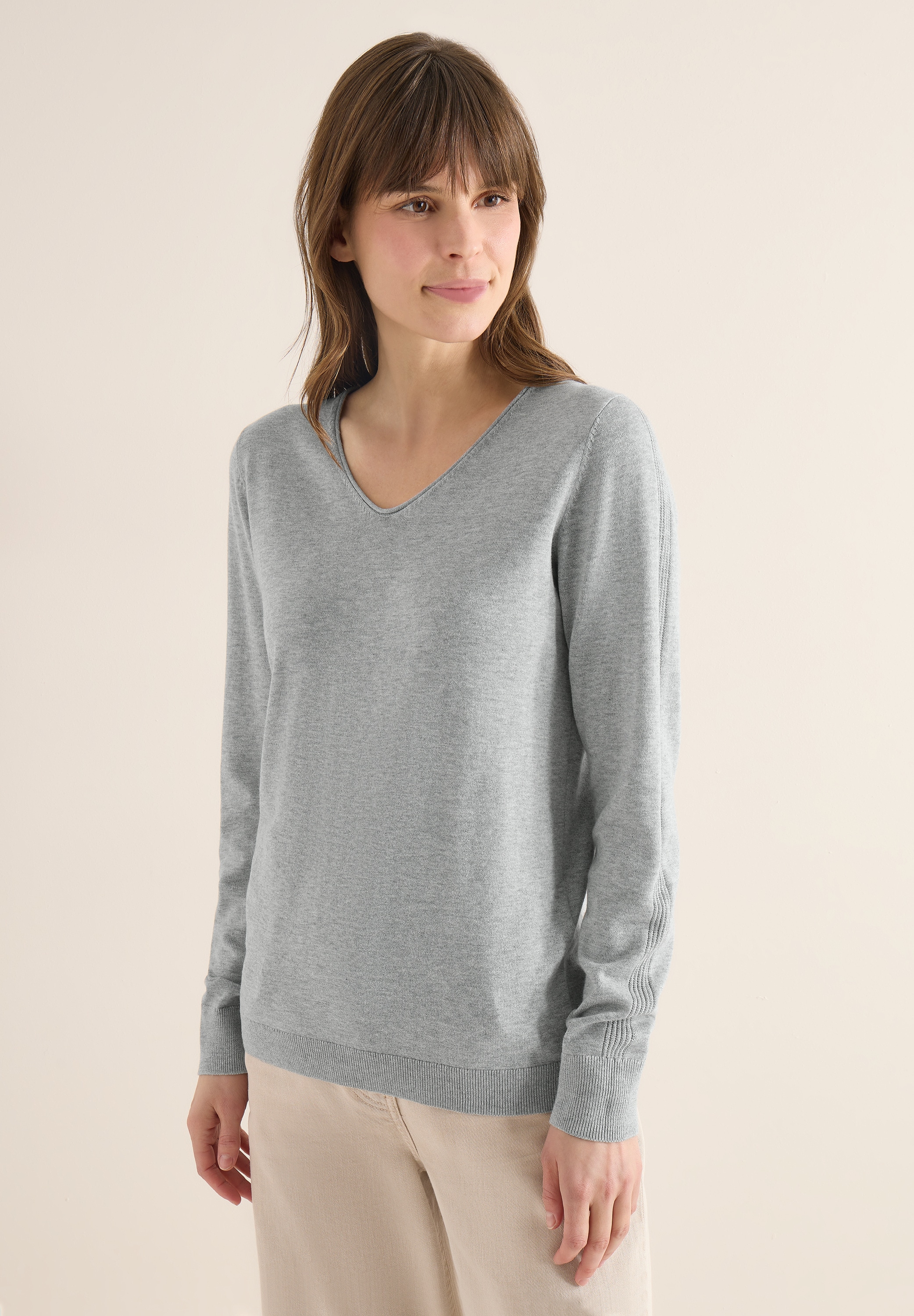 Cecil Strickpullover mit Strick-Detail günstig online kaufen