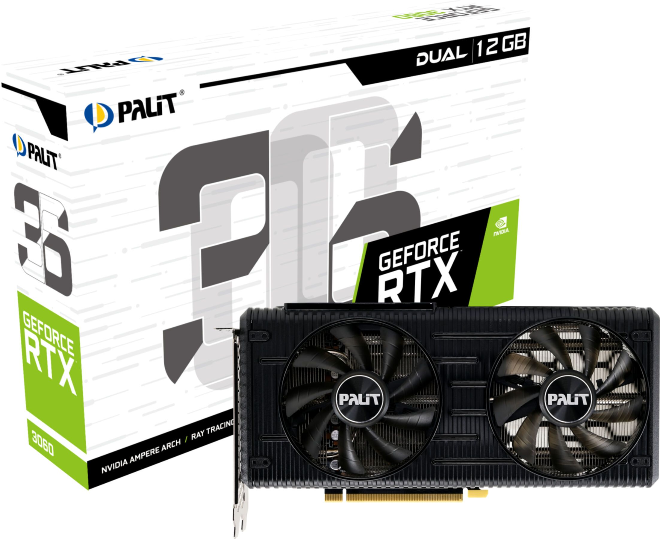 Grafikkarte »GeForce RTX 3060 NE63060019K9-190AD«, 12 GB, GDDR6, 12GB Speicher, NVIDIA...