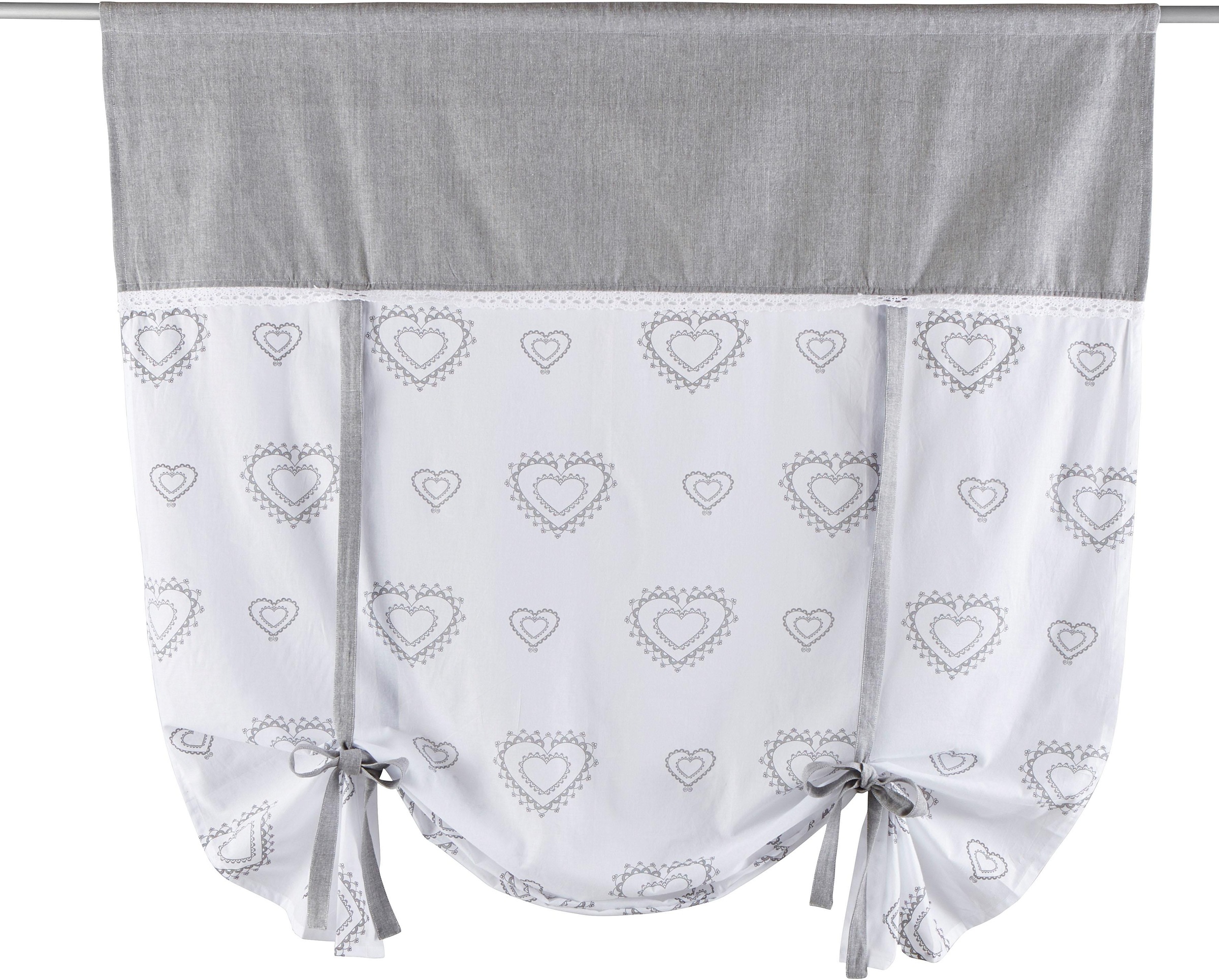 my home Gardine "Louis" Stangendurchzug 1 Stk. tlg. halbtransparent, einsei günstig online kaufen