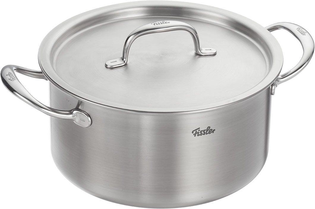 Fissler Kochtopf »M5 Pro-Ply Kochtopf 24 cm mit Metalldeckel« 1 tlg. Edelstahl 18/10