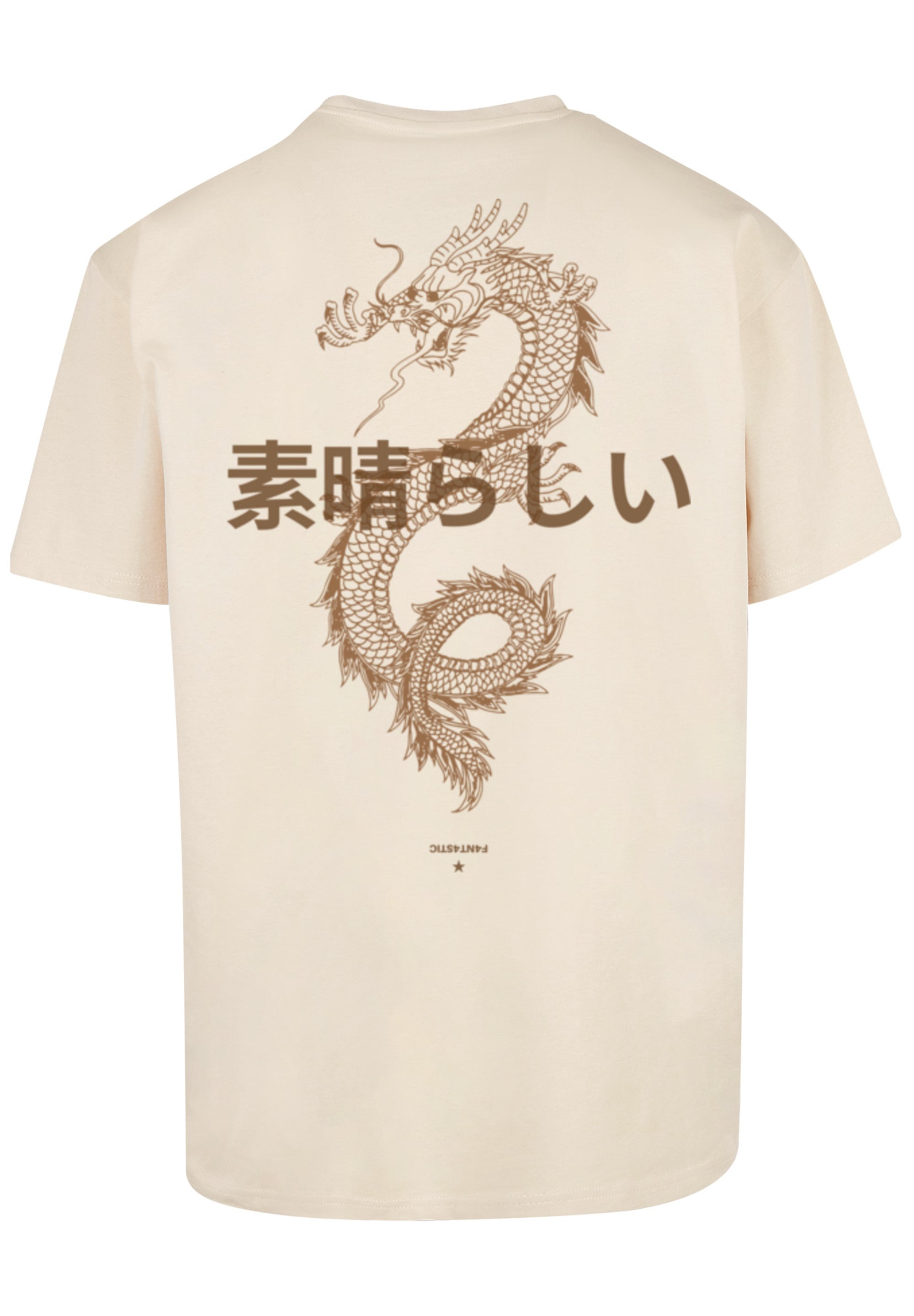 F4NT4STIC T-Shirt »Drache Lila«, Print