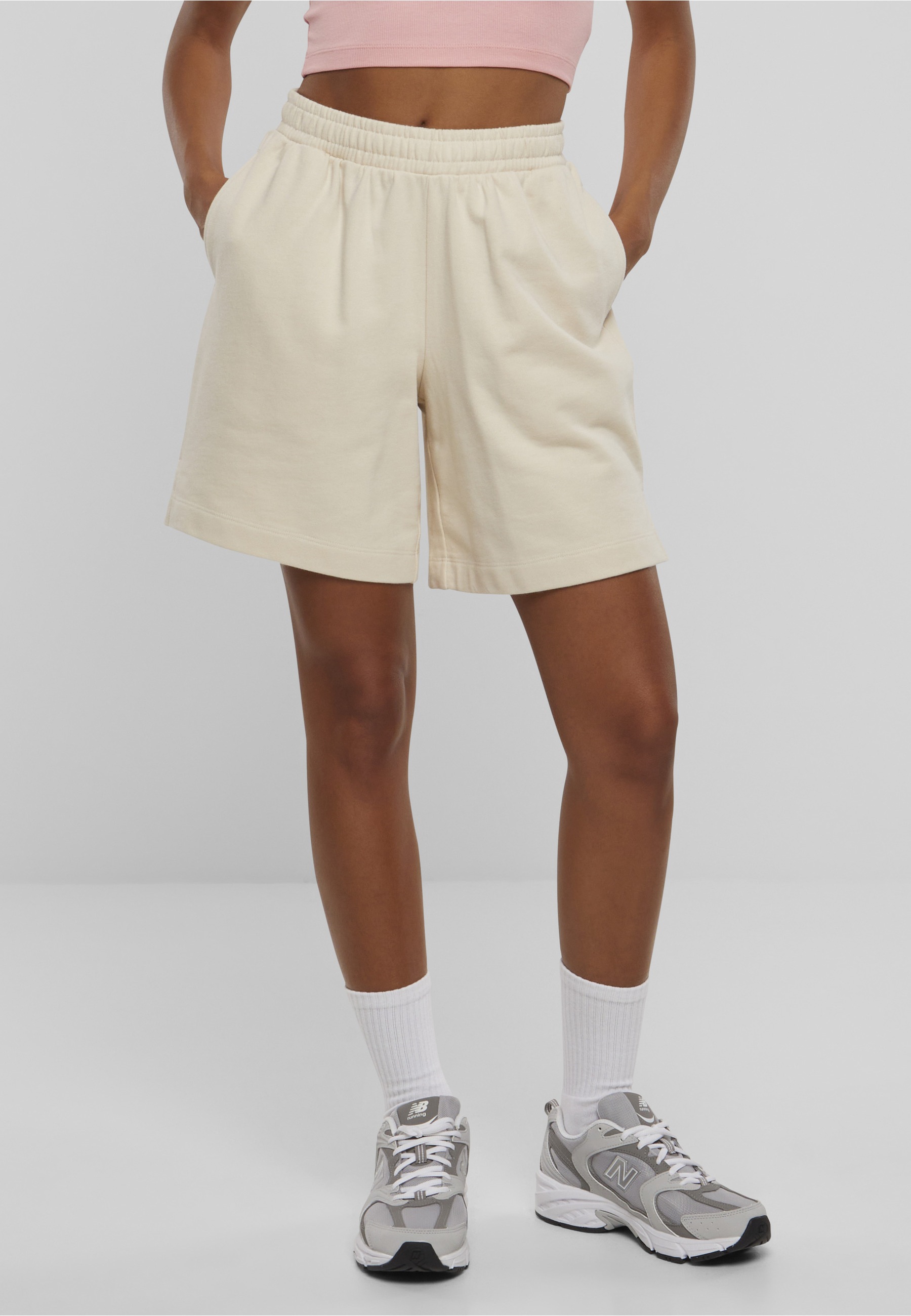 URBAN CLASSICS Sweatshorts »Urban Classics Damen Ladies Organic Terry Bermuda Pants«