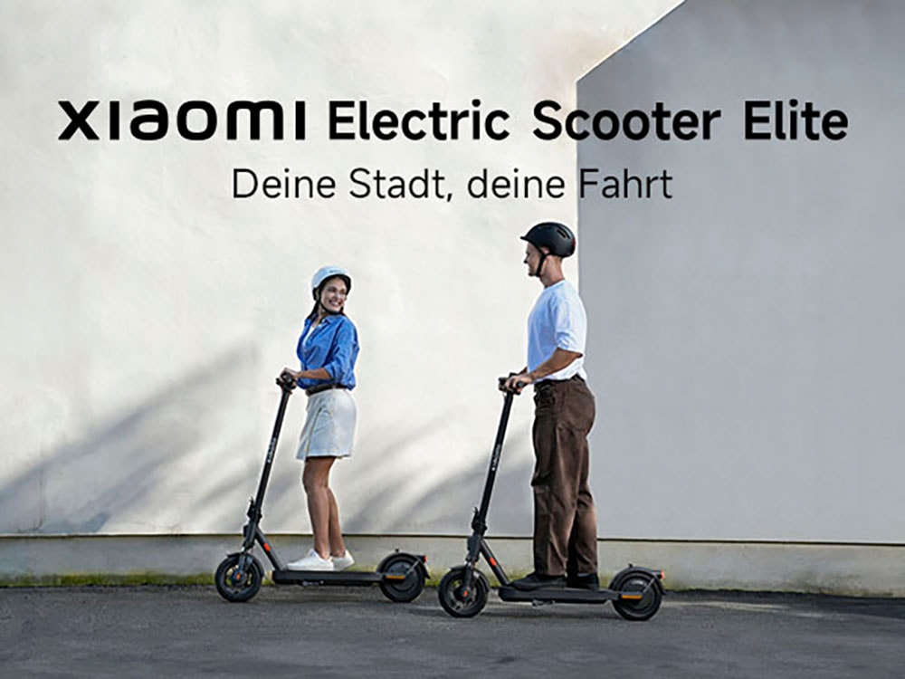 Xiaomi E-Scooter »Electric Scooter Elite«, Electric Scooter, mit Straßenzulassung, bis zu 45 km Reichweite