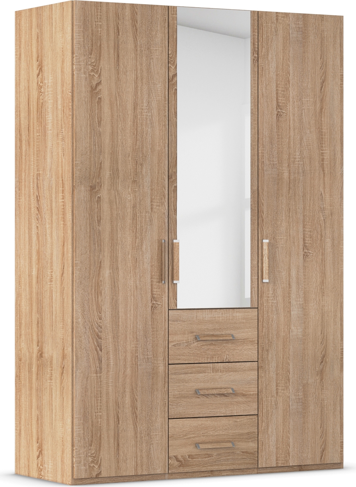 rauch Drehtürenschrank "Kleiderschrank Schrank Garderobe Schlafzimmerschrank EVELYN" in 2 Höhen 197 oder 210 cm erhältlich, inkl. SOFT-CLOSE-FUNKTION, in elegantem Stil mit Schubladen 3 Breiten und 2 Höhen MADE IN GERMANY
