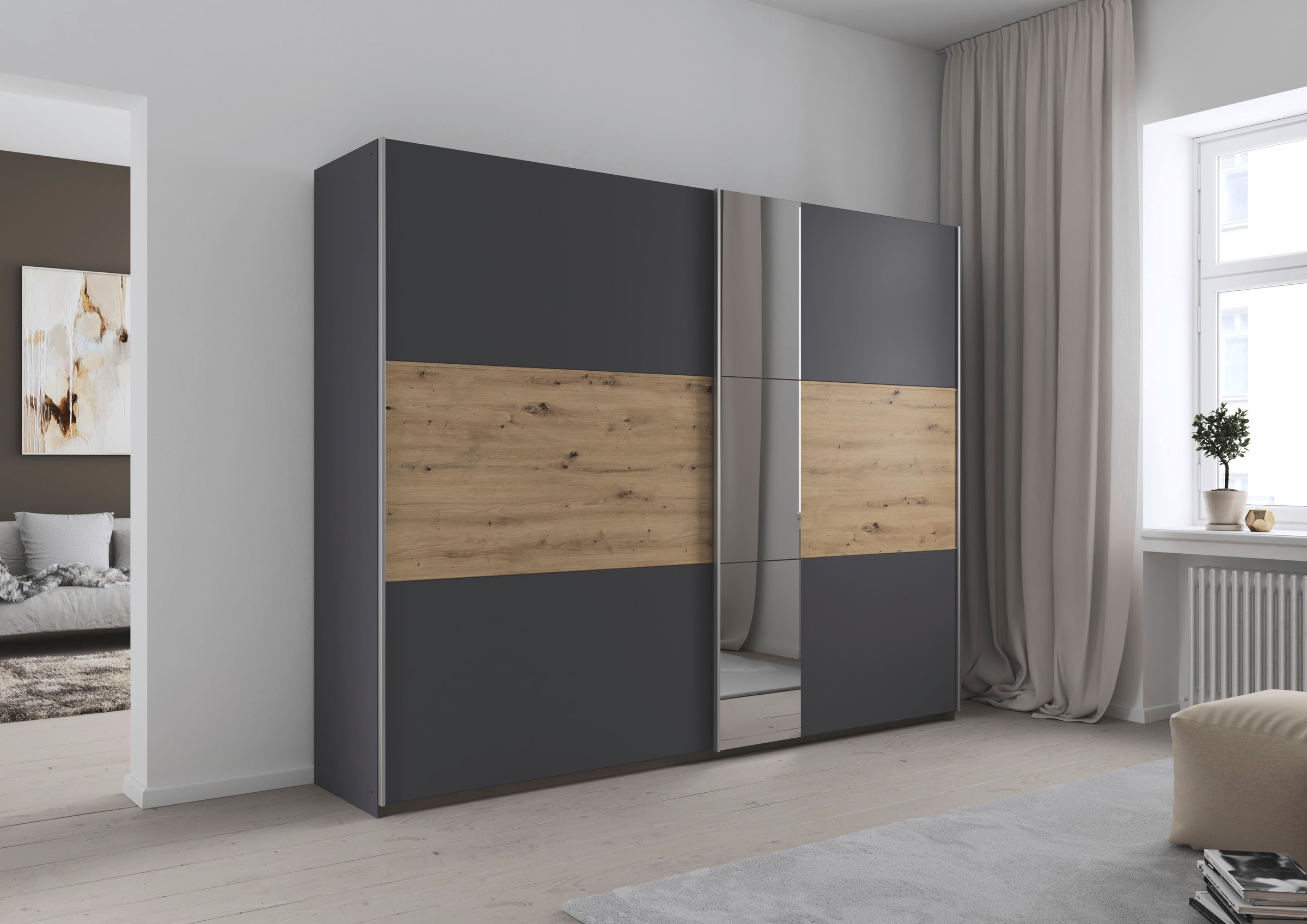 rauch Schwebetürenschrank "Kleiderschrank Schrank Garderobe TOPSELLER ASTAN günstig online kaufen