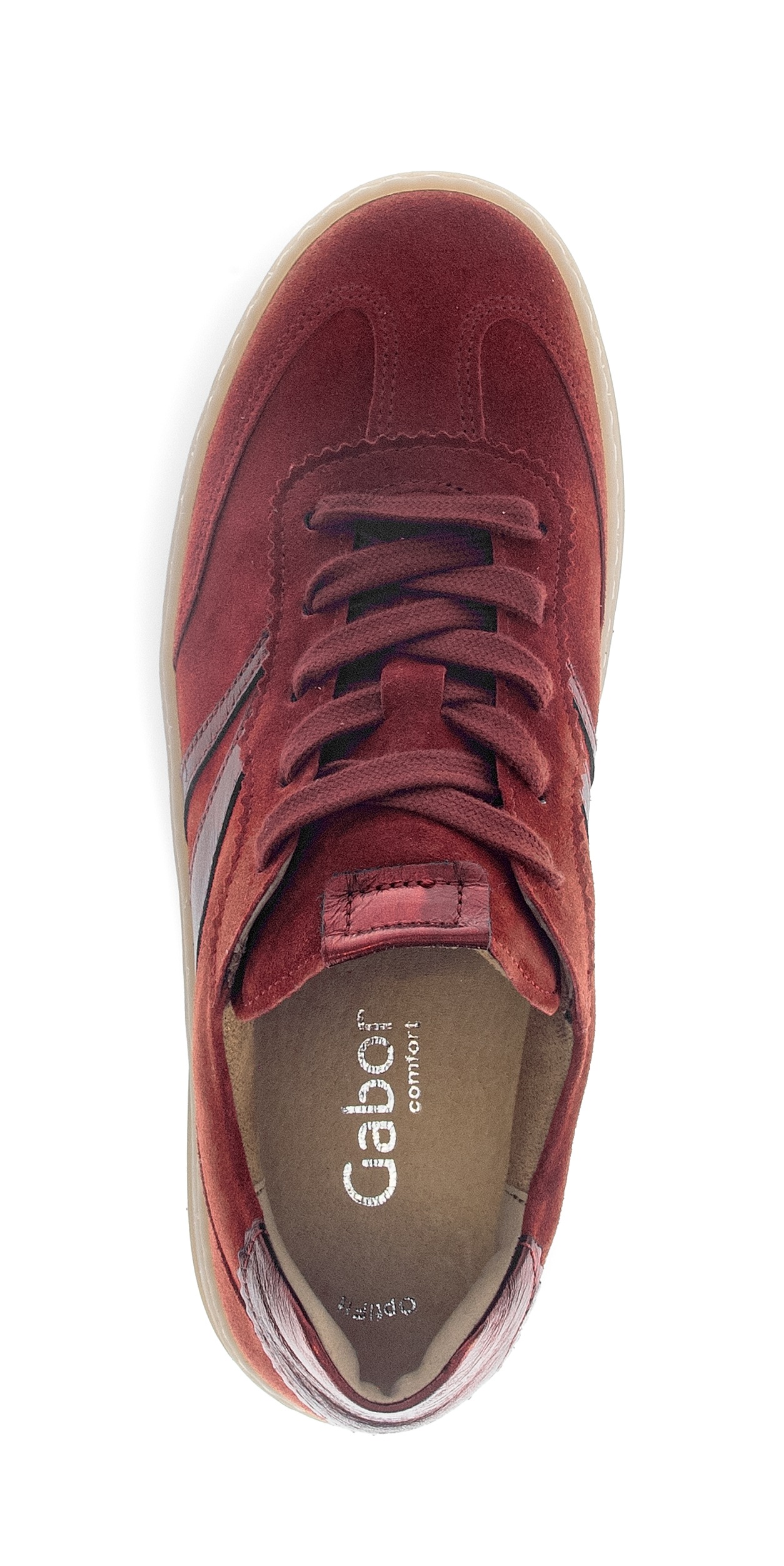 Gabor Plateausneaker »FLORENZ«, Freizeitschuh, Halbschuh, Schnürschuh in Bequemweite G (= weit)