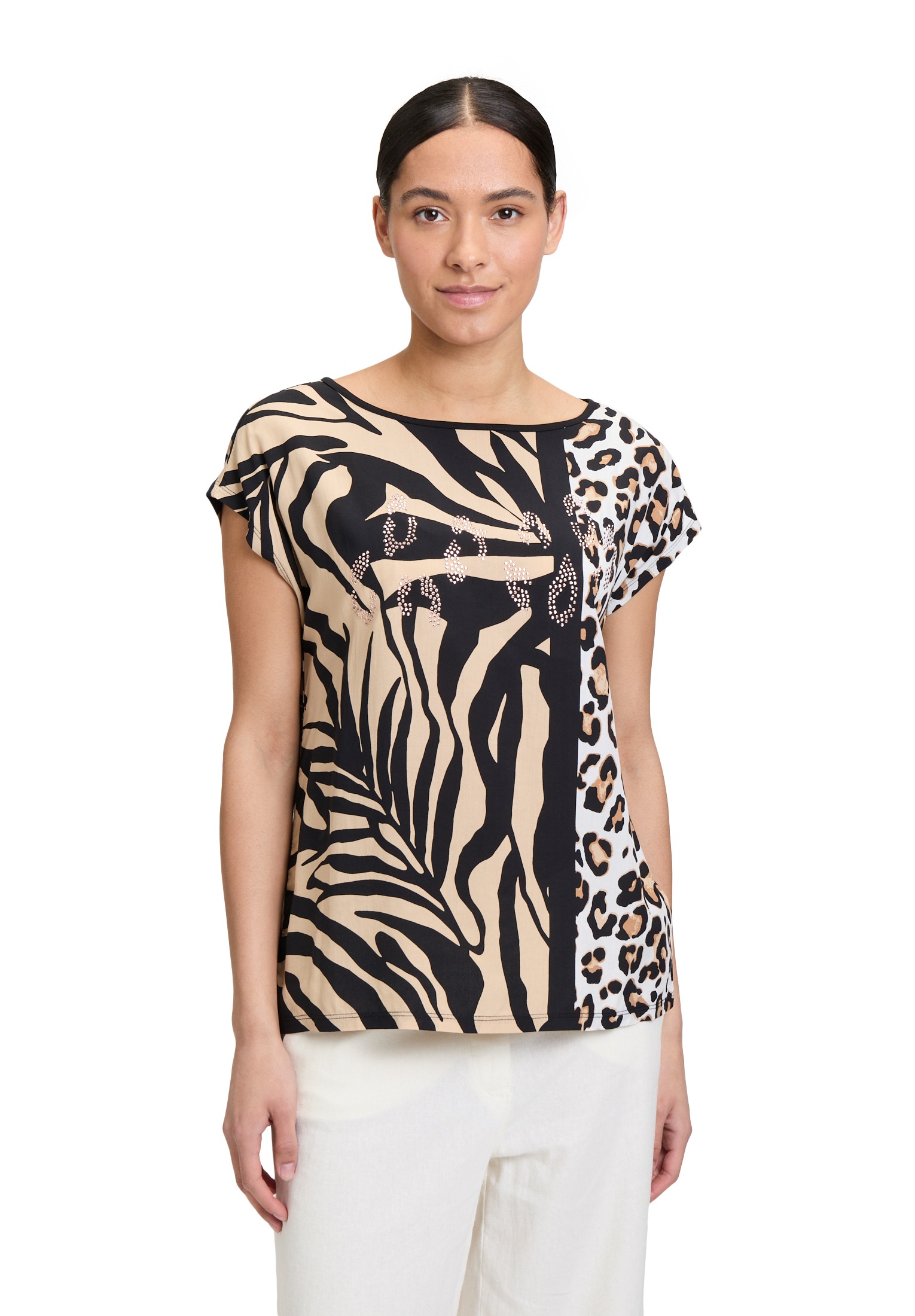 Betty Barclay Kurzarmshirt "Betty Barclay Damen Casual-Shirt mit Aufdruck", günstig online kaufen