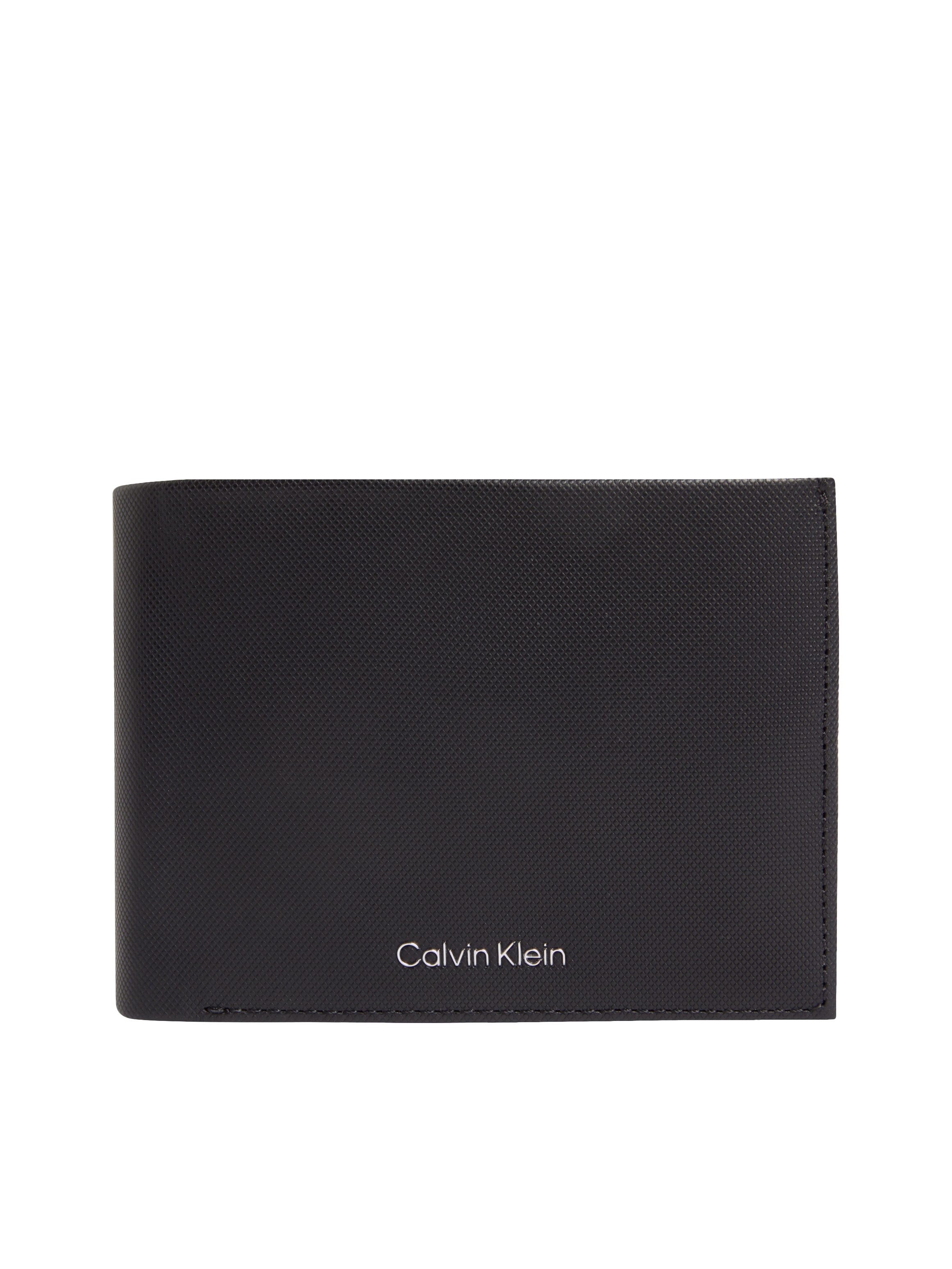 Calvin Klein Geldbörse »CK MST CMP TRFLD W C«, Herren Geldbeutel, Portemonnaie mit Logo-Schriftzug