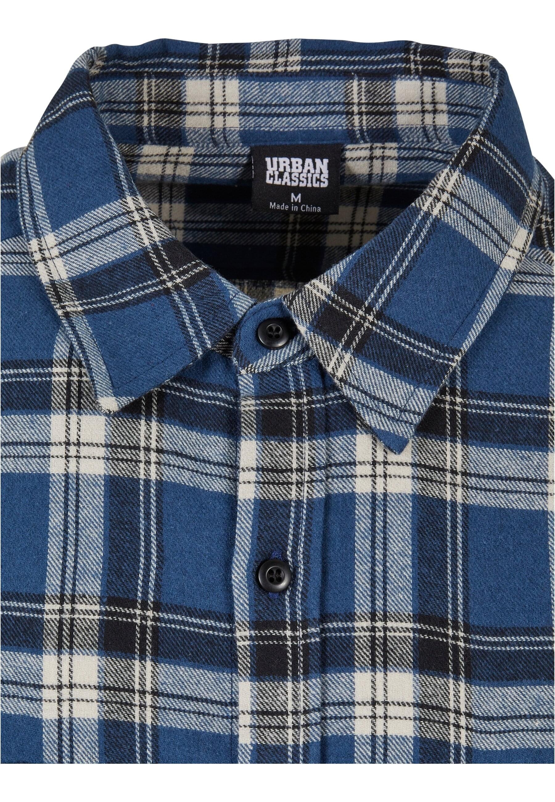URBAN CLASSICS Langarmhemd »Urban Classics Herren Lake Check Shirt«, (1 tlg.)