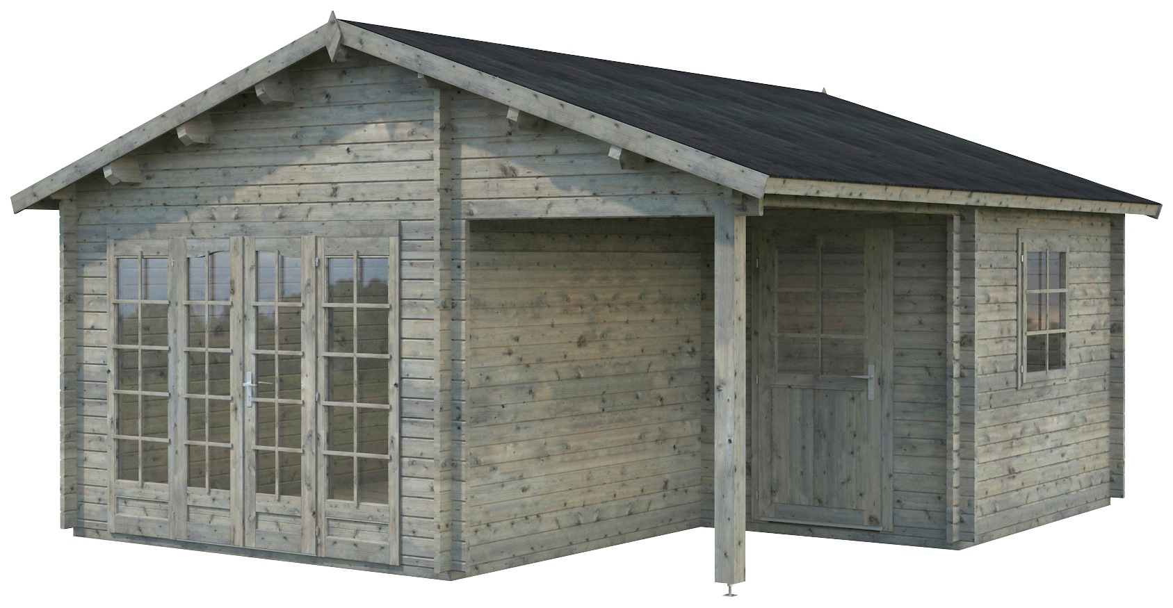 Palmako Gartenhaus "Irene", 21,9+5,2 qm günstig online kaufen
