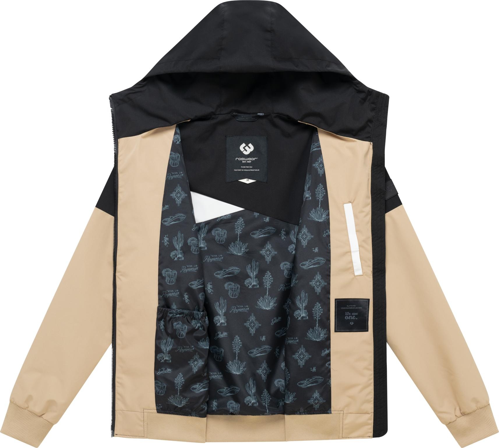 Ragwear Outdoorjacke »Renad« mit Kapuze Ultraleichte wasserdichte Herren Übergangsjacke mit Kapuze