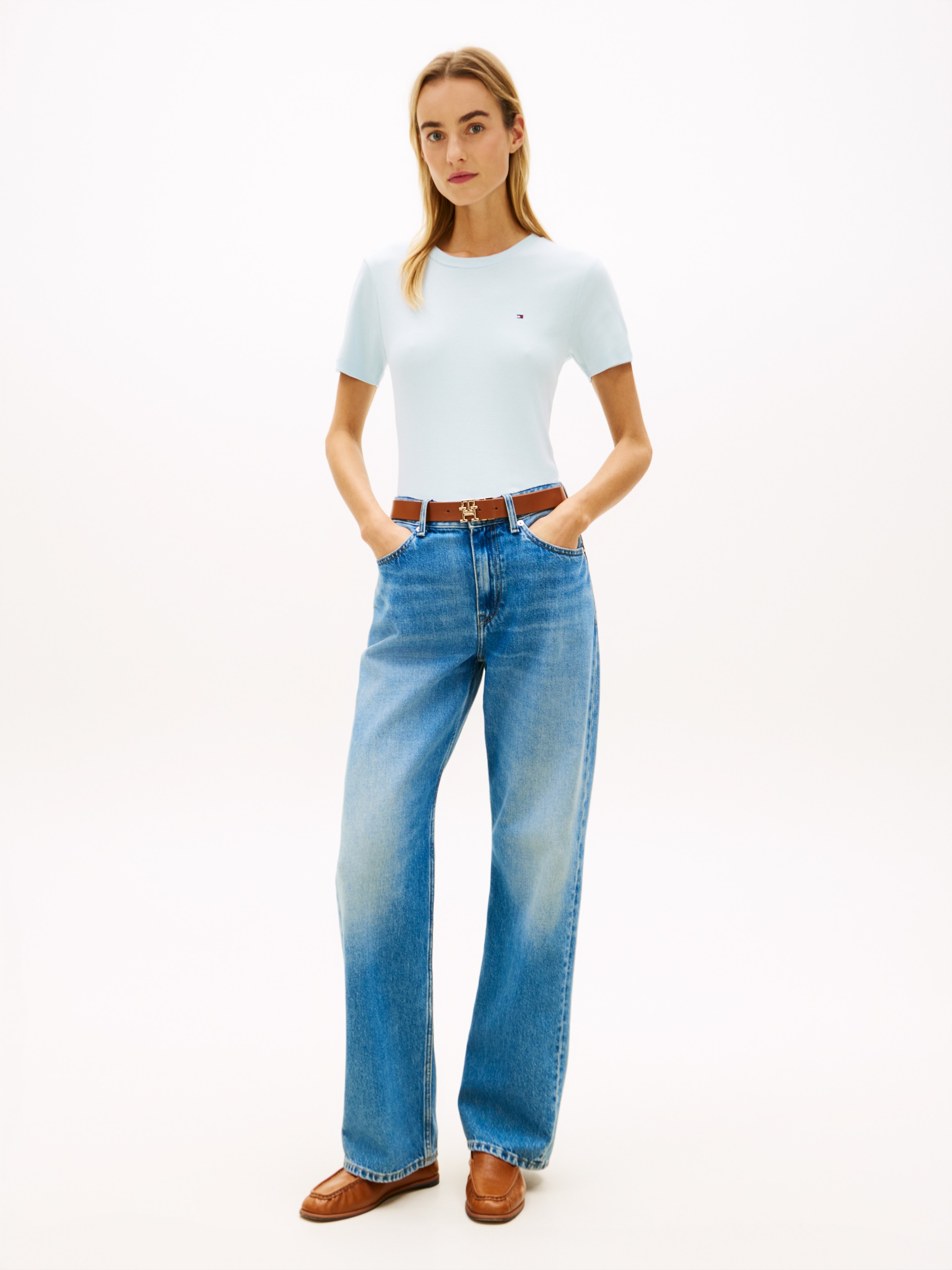 Tommy Hilfiger T-Shirt »SLIM CODY C-NK« Baumwolle, slim fit