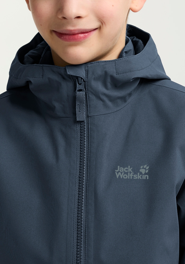 Jack Wolfskin 3-in-1-Funktionsjacke »HYBRID 3IN1 JACKET K«, 3in1, wasserdicht, Übergangsjacke