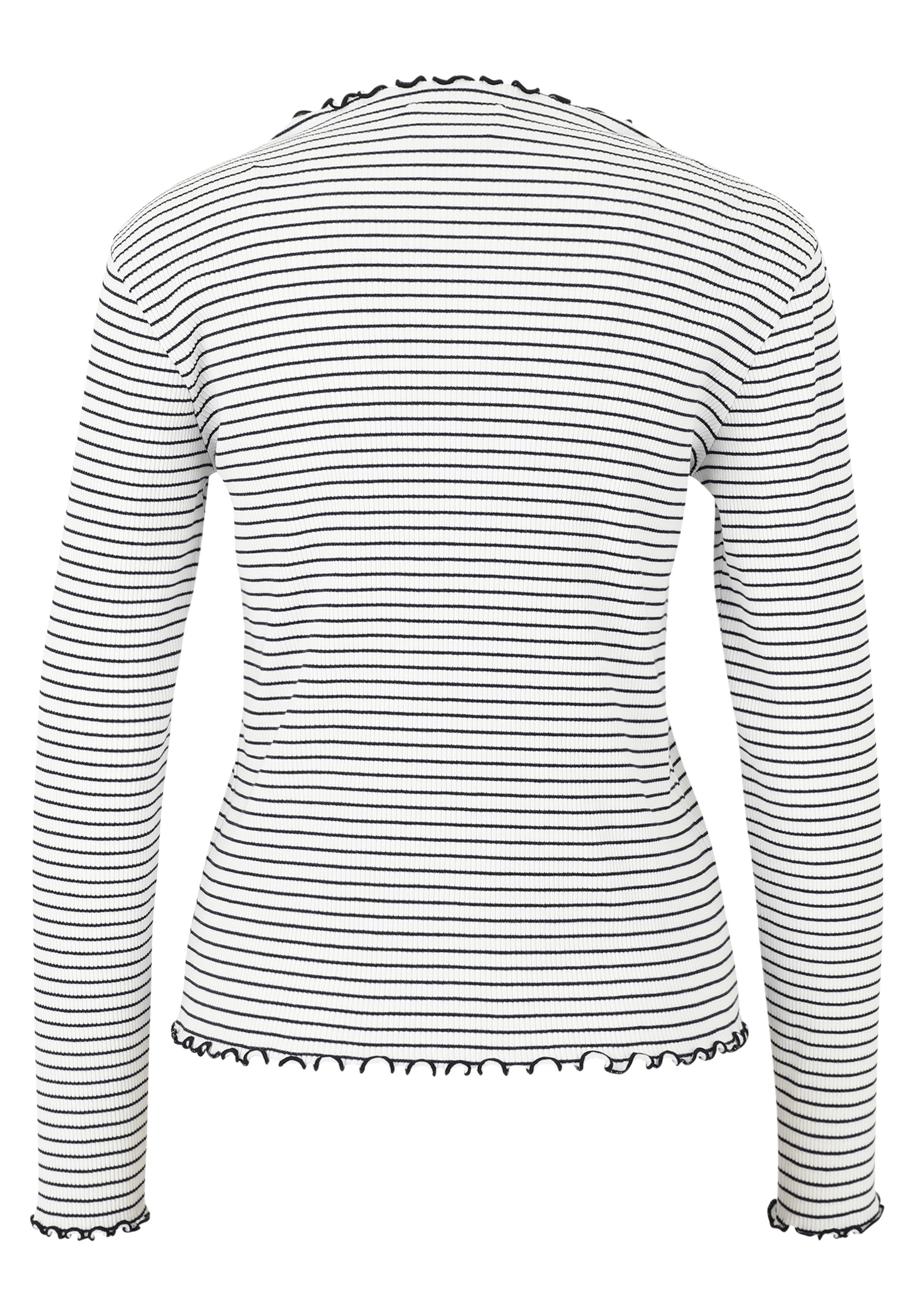 Thumbnail - Cartoon Kurzarmshirt "Cartoon Damen Langarm-Shirt mit Kragen", (1 tlg.)