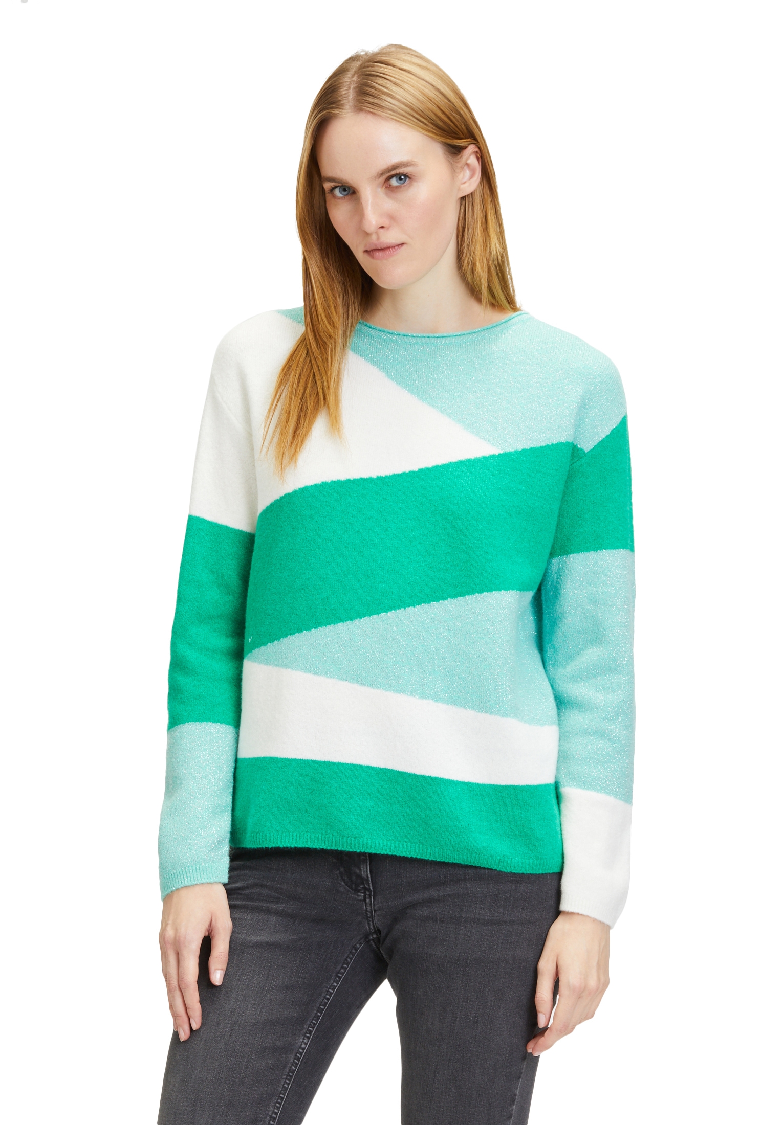 Betty Barclay Strickpullover "Betty Barclay Feinstrickpullover mit Color Bl günstig online kaufen