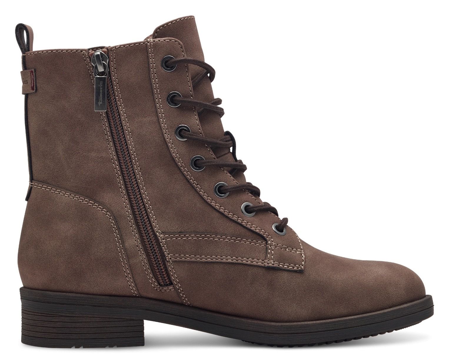 Thumbnail - Tamaris Schnürboots, Blockabsatz, Schnürboots Stiefelette mit Zierreißverschluss