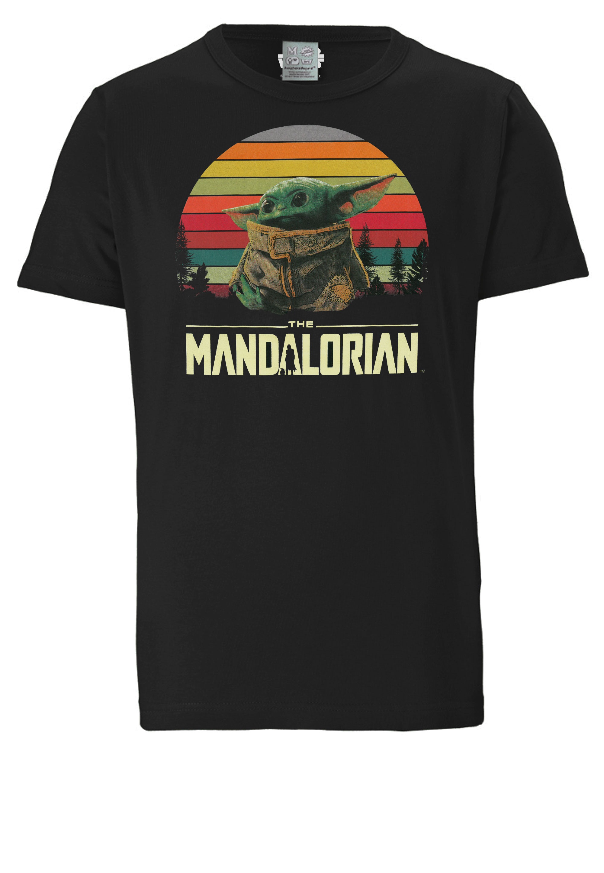 LOGOSHIRT T-Shirt »Star Wars - Baby Yoda«, mit lizenziertem Print
