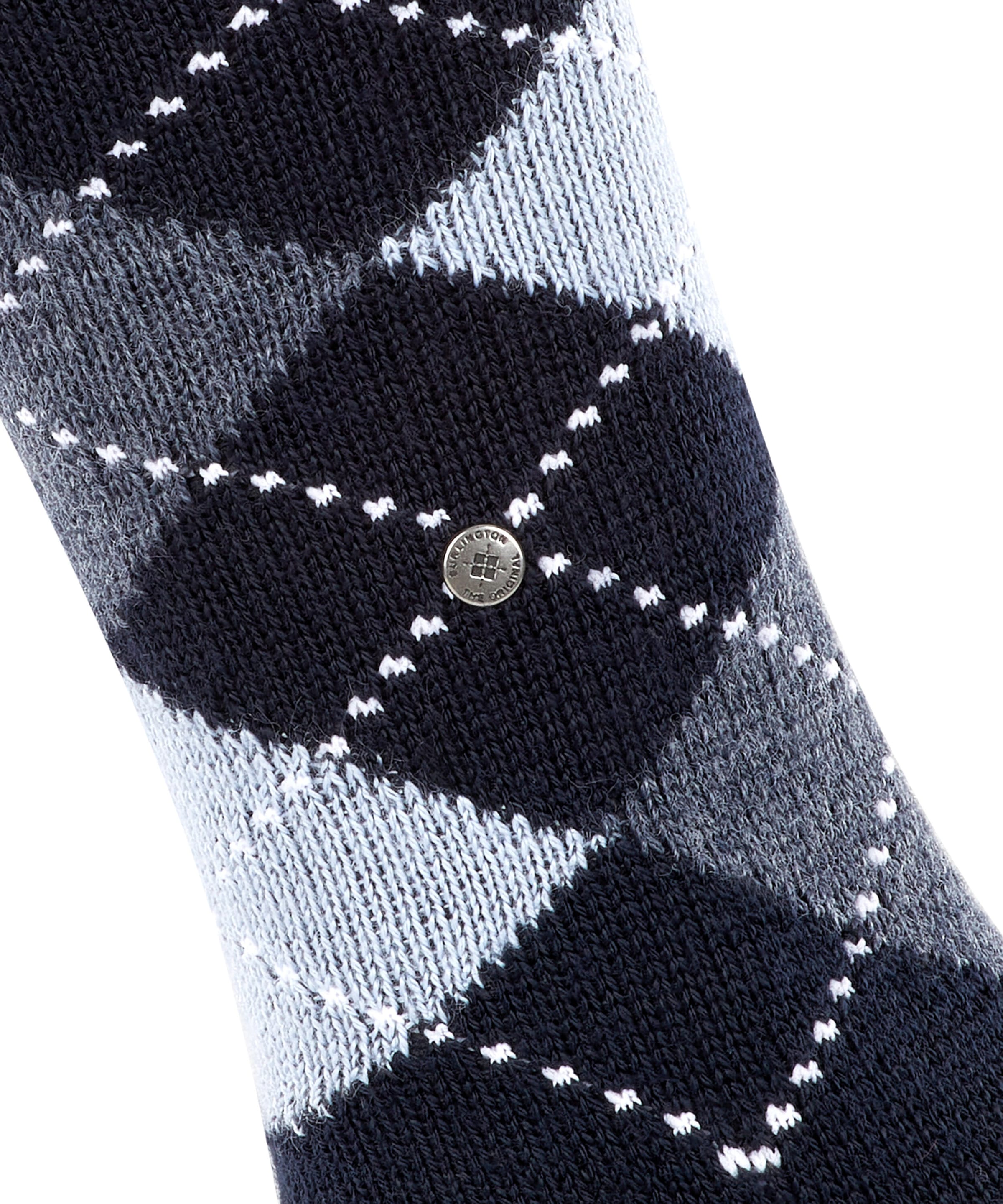 Burlington Kniestrümpfe »Whitby« Einheitsgröße 36-41, Argyle-Muster, weiche Haptik