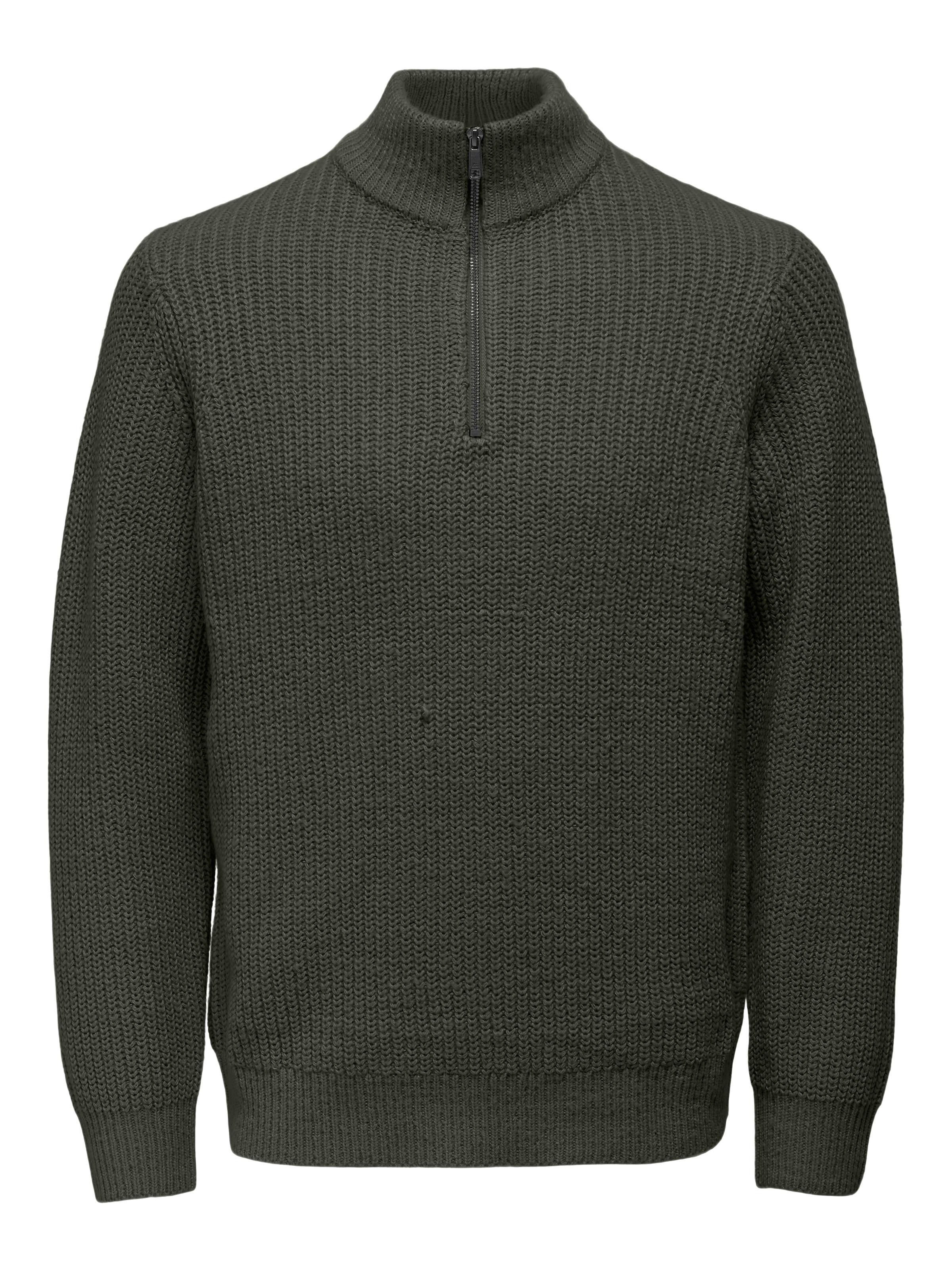 ONLY & SONS Troyer "ONSROLF REG HALF ZIP NECK KNIT - OTL" günstig online kaufen