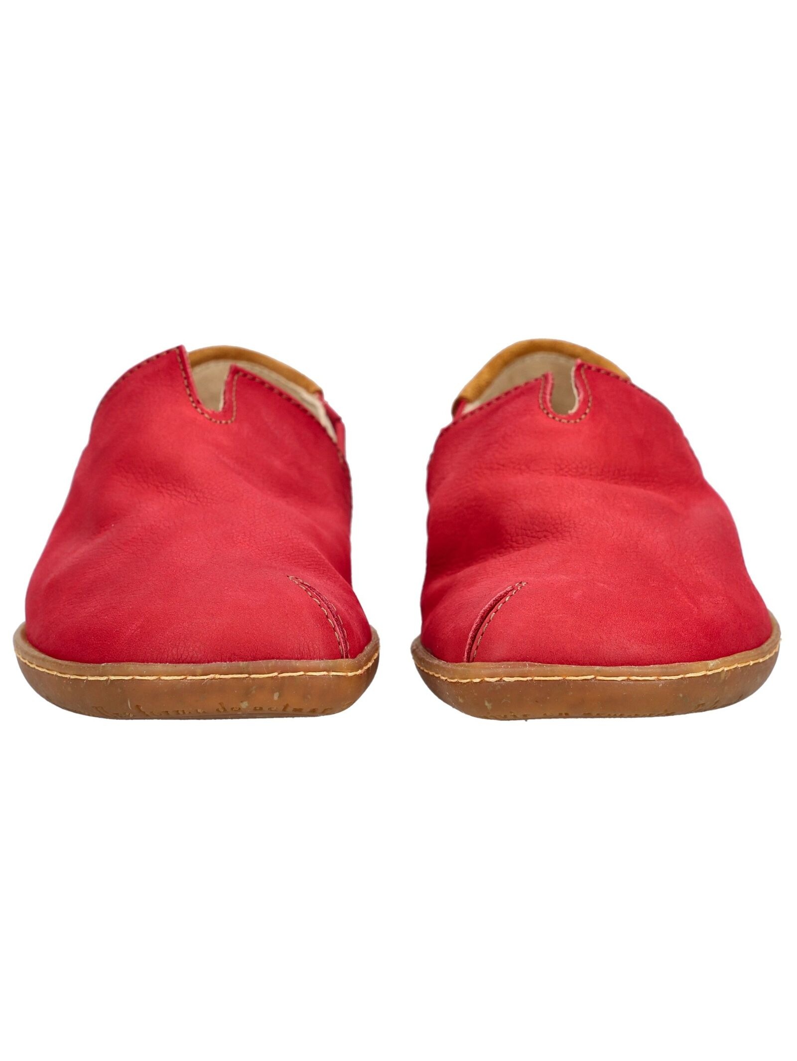 Slipper EL NATURALISTA "El Naturalista Slipper Nubukleder", Herren, Gr. 38, rot, Nubukleder, Schuhe Slipper 2