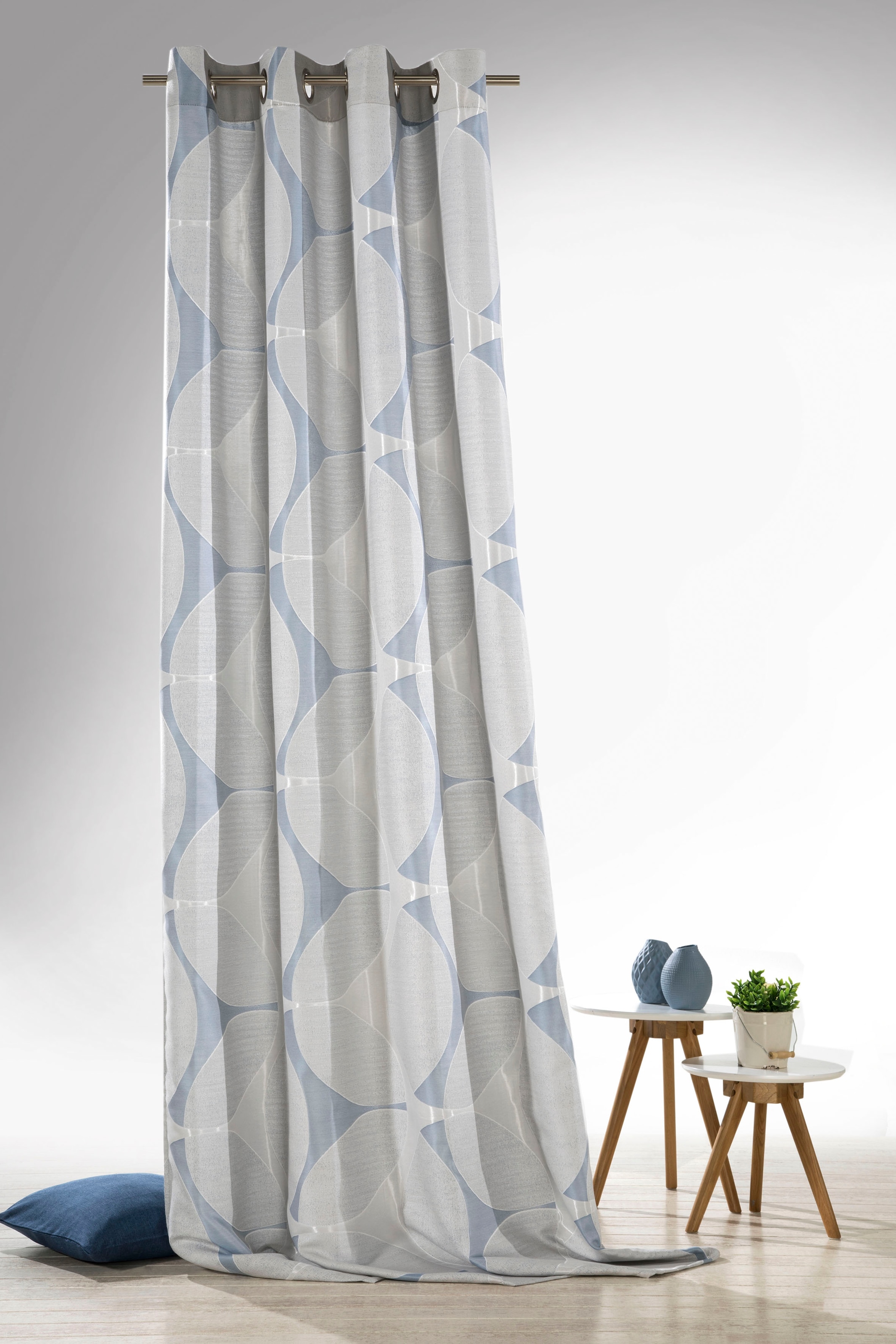 Weckbrodt Vorhang "Louis" Ösen 1 Stk. tlg. Jacquard, strukturiert, Blickdic günstig online kaufen