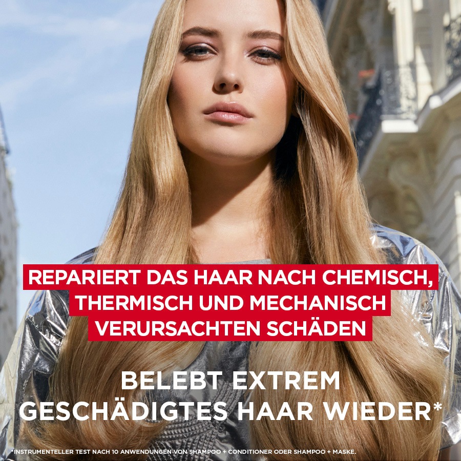 L'ORÉAL PARIS Haarshampoo »L'Oréal Paris Elvital Total Repair 5 Shampoo« Sorgt für Struktur-Aufbau, Widerstandskraft, Vitalität und mehr.