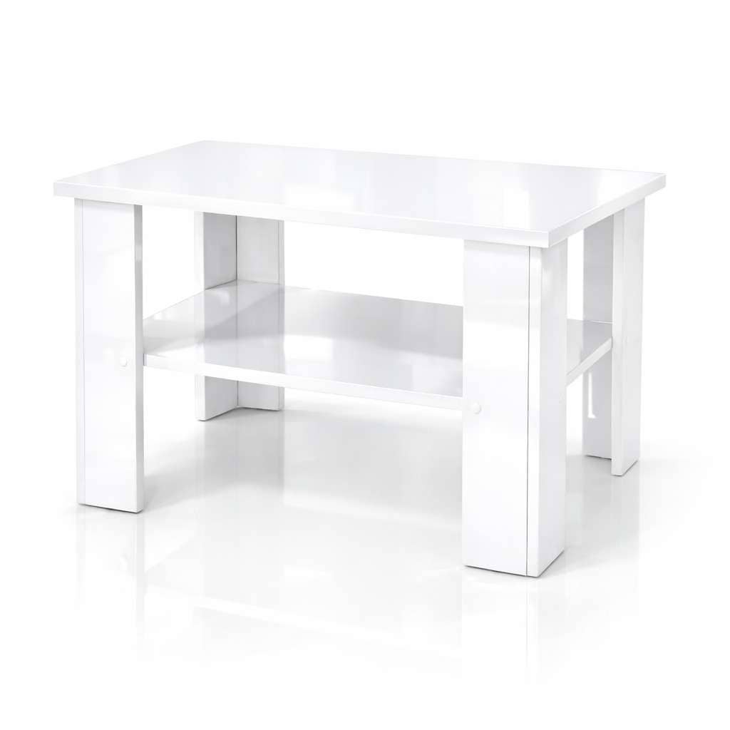 OTTO home Couchtisch »CT 2 Wohnzimmertisch, Sofatisch, Beistelltisch, Kaffeetisch« Mit Ablage, quadratisch/rechteckig, weiß Hochglanz oder Sonoma-Dekor