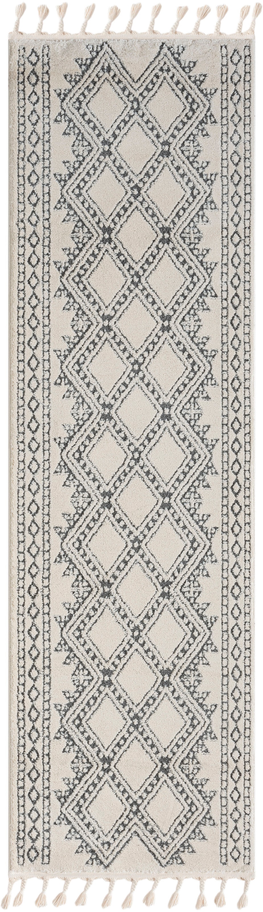Myflair Möbel & Accessoires Hochflor-Läufer »Moroccan Tradition«, rechteckig, modern, marokkanisches Design, flauschig weich durch Hochflor