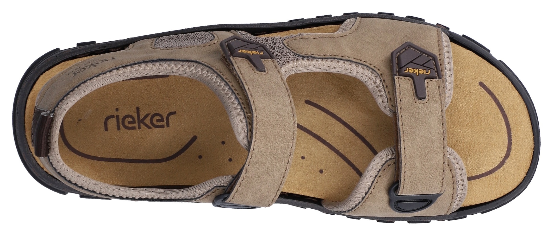 Rieker Sandale  Trekkingsandale, Outdoorsandale, Sommerschuh mit Klettriemchen