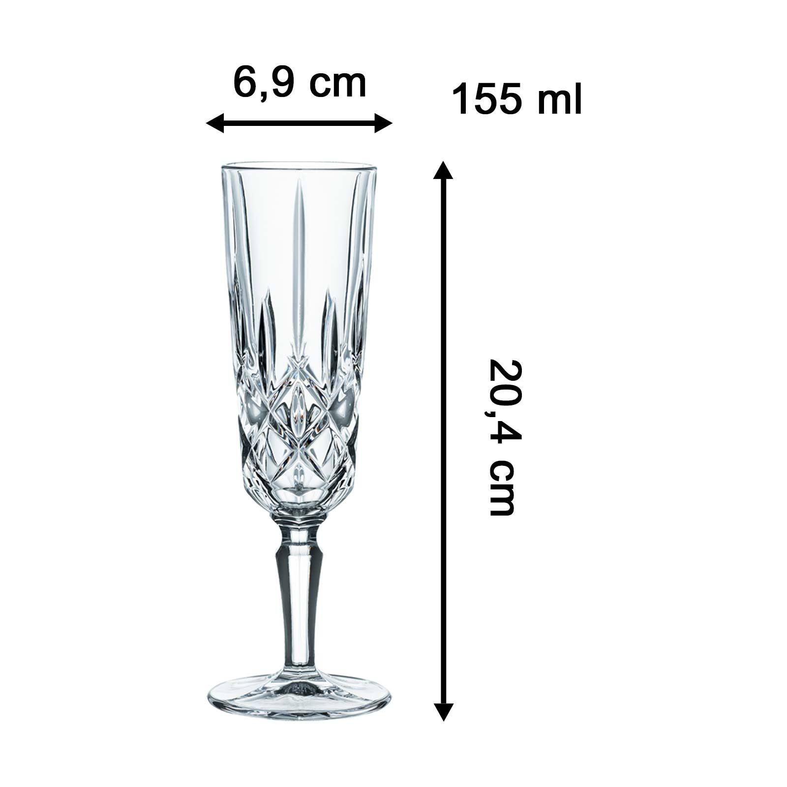 Nachtmann Champagnerglas »Celebration Set Noblesse transparent«