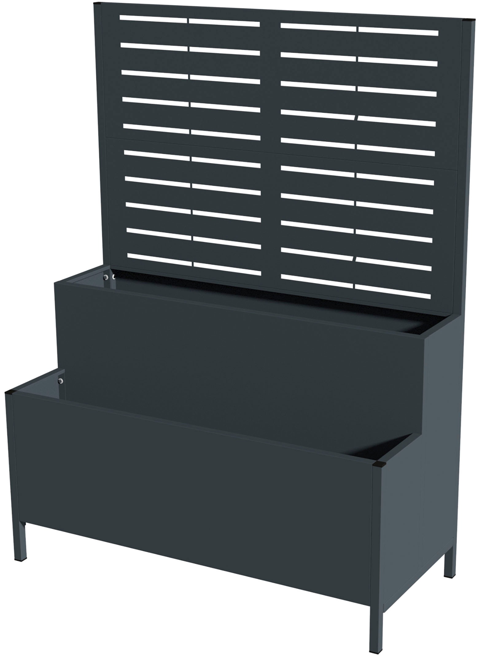 WESTMANN Pflanzkübel »Dekora 5« BxTxH: 90x40x120 cm, mit Rankgitter