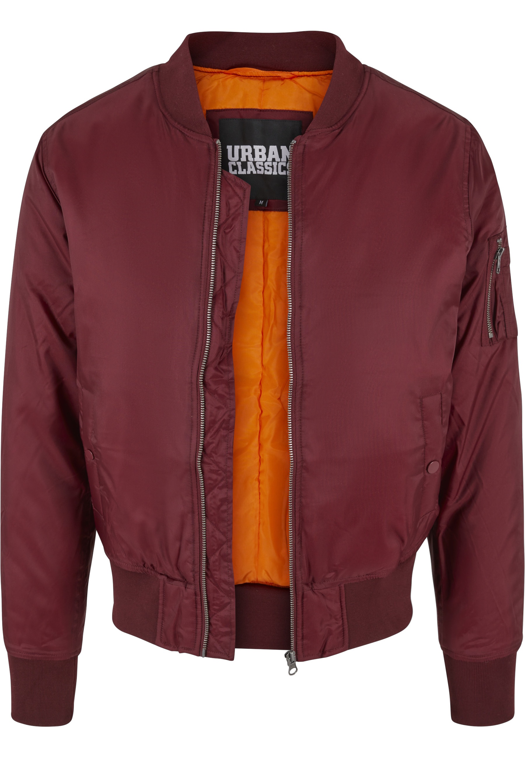 URBAN CLASSICS Anorak »Urban Classics Herren Basic Bomber Jacket« 1 Stk. tlg. ohne Kapuze