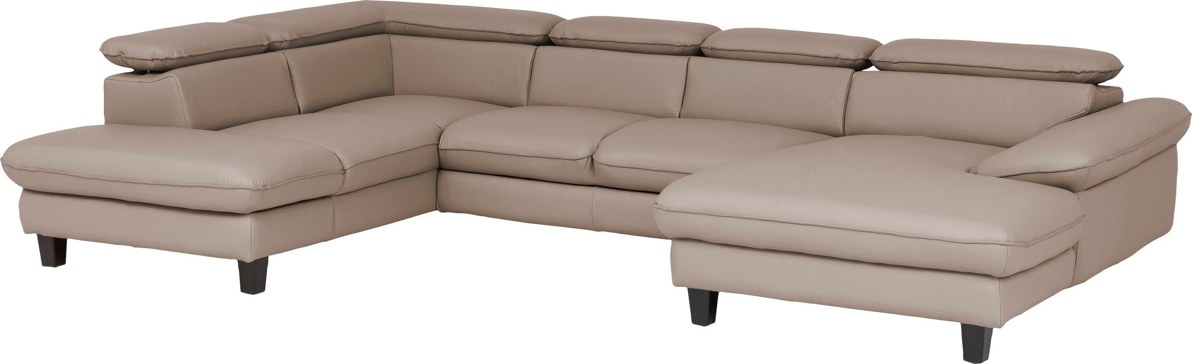 Thumbnail - Home affaire Wohnlandschaft "Pilot U-Form" mit Kopfteilverstellung, wahlweise mit Bettfunktion & Bettkasten
