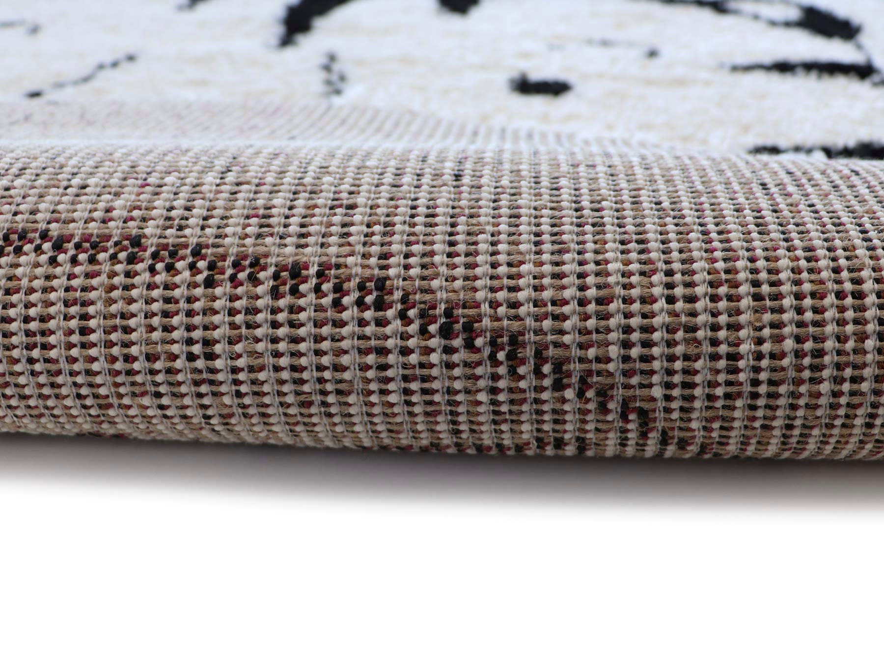 Primaflor-Ideen in Textil Kinderteppich »NOMAD - Whiter Tiger«, rund, 35 mm Höhe, Hochflor, Motiv Tiger, weich & kuschelig, Kinderzimmer