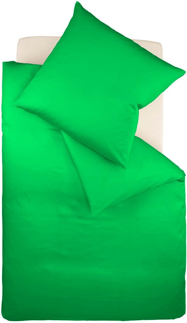 fleuresse Bettwäsche "Colours in 135x200, 155x220 oder 200x200 cm" 2 Stk. Bettwäsche aus 100% Baumwolle, uni, mit Reißverschluss