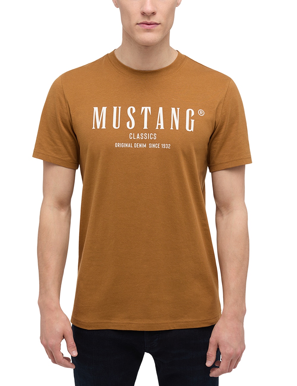 MUSTANG Kurzarmshirt | »Print-Shirt« BAUR kaufen ▷