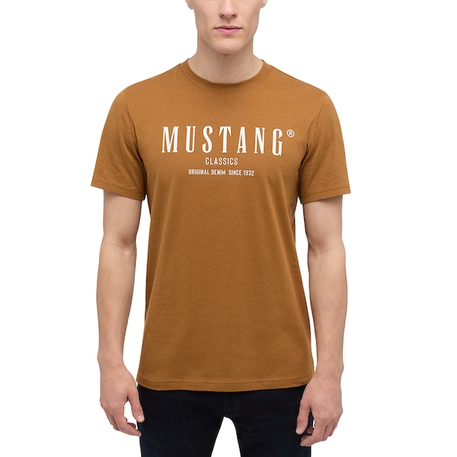 MUSTANG Kurzarmshirt »Print-Shirt« ▷ kaufen | BAUR