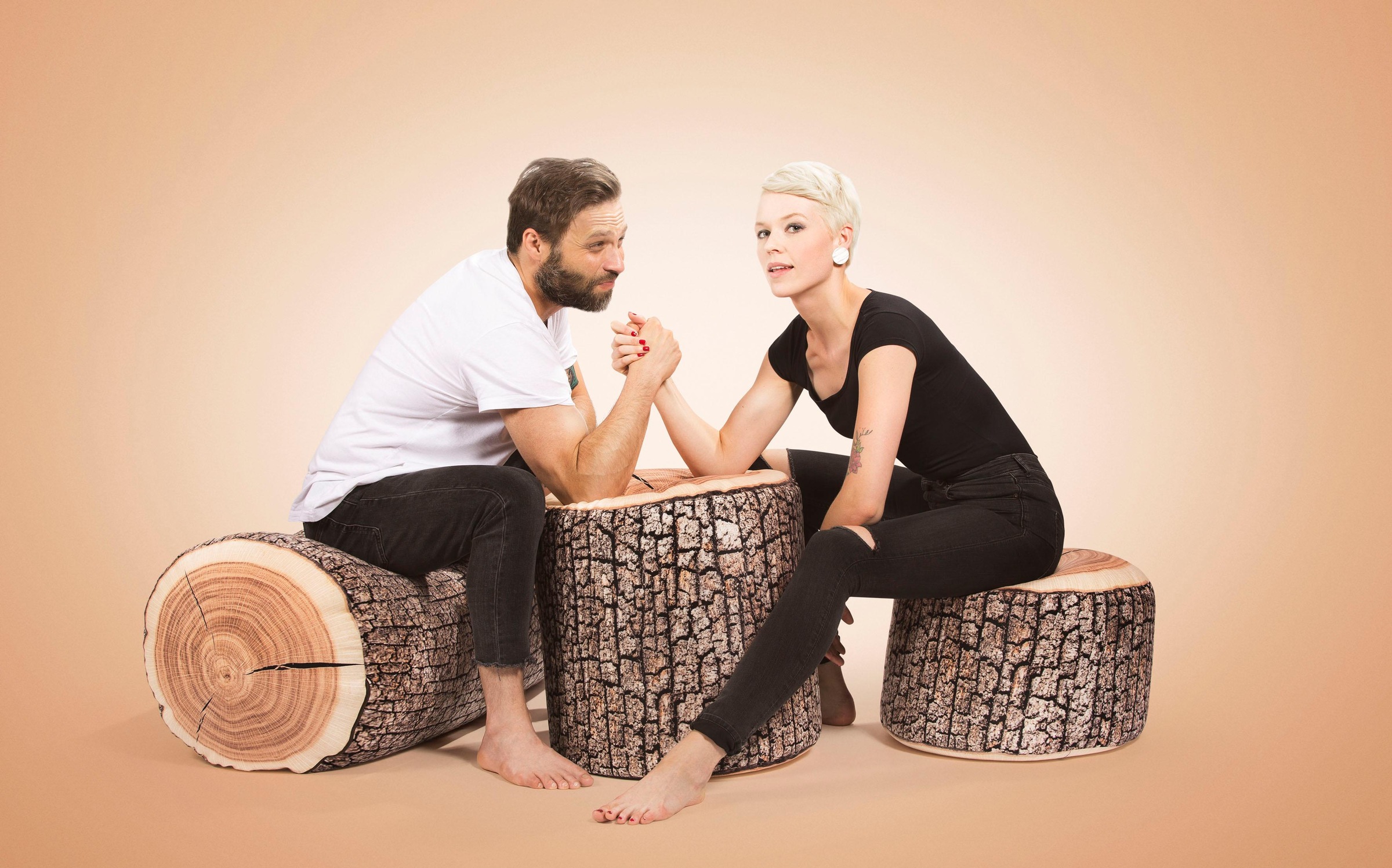Sitting Point Sitzhocker »DotCom WOOD«