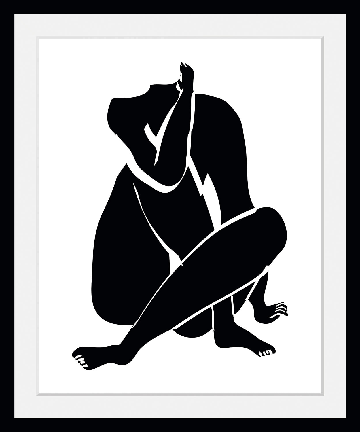 queence Bild "Anna", Abstrakt-Kunst-Figuren-Zeichen, (1 St.), HD Premium Po günstig online kaufen