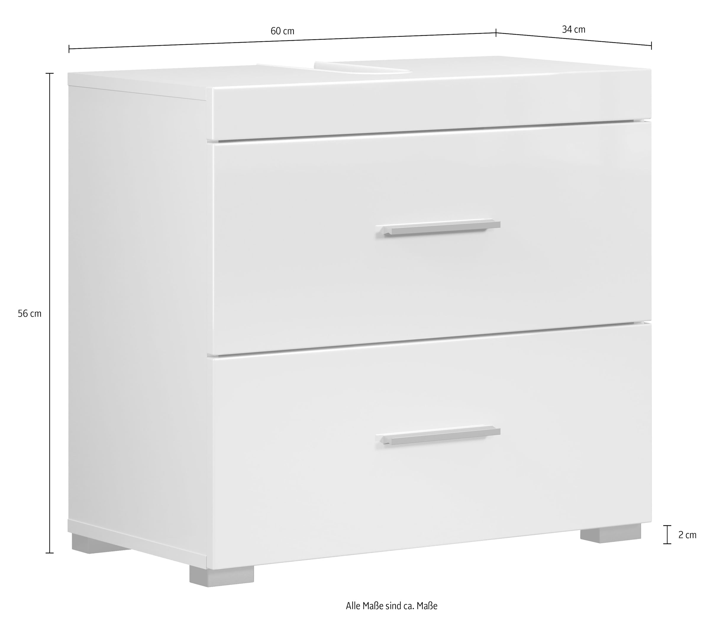 welltime Waschbeckenunterschrank »Avena« 1 Stk. tlg.