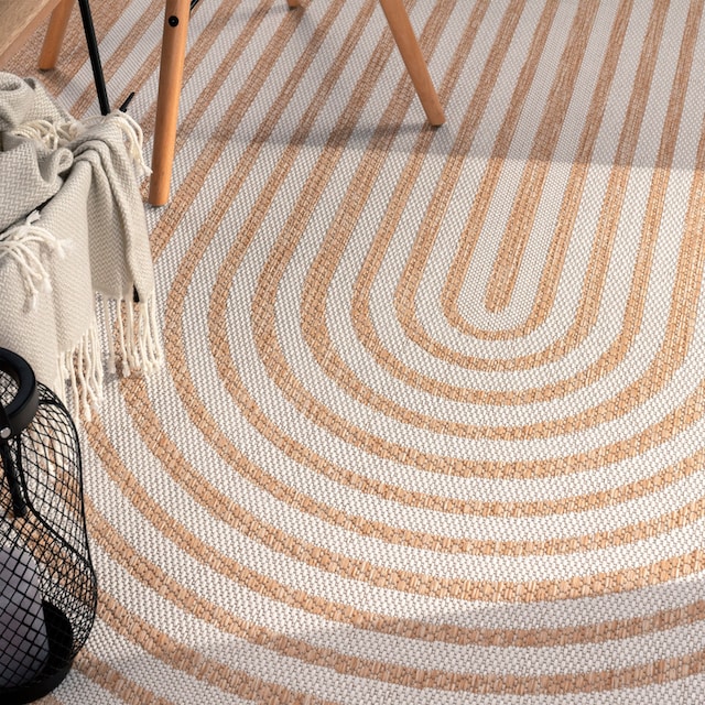 Paco Home Teppich »Illusion 328«, rechteckig, Flachgewebe, Scandi Look, In-  und Outdoor geeignet auf Rechnung | BAUR