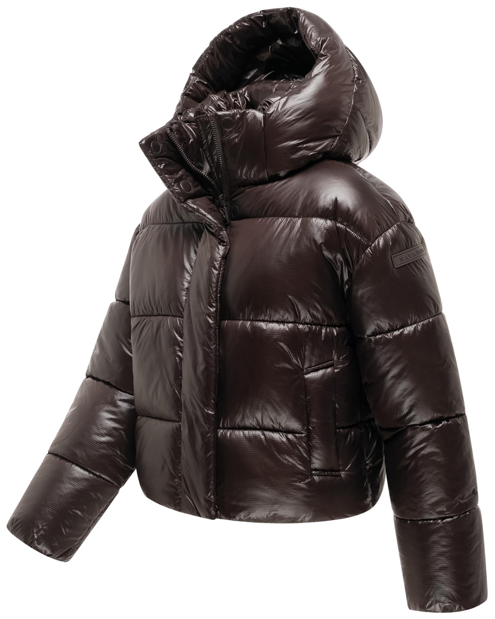 Navahoo Outdoorjacke »Polar-Unit 14« mit Kapuze Damen Steppjacke mit abnehmbarer Kapuze