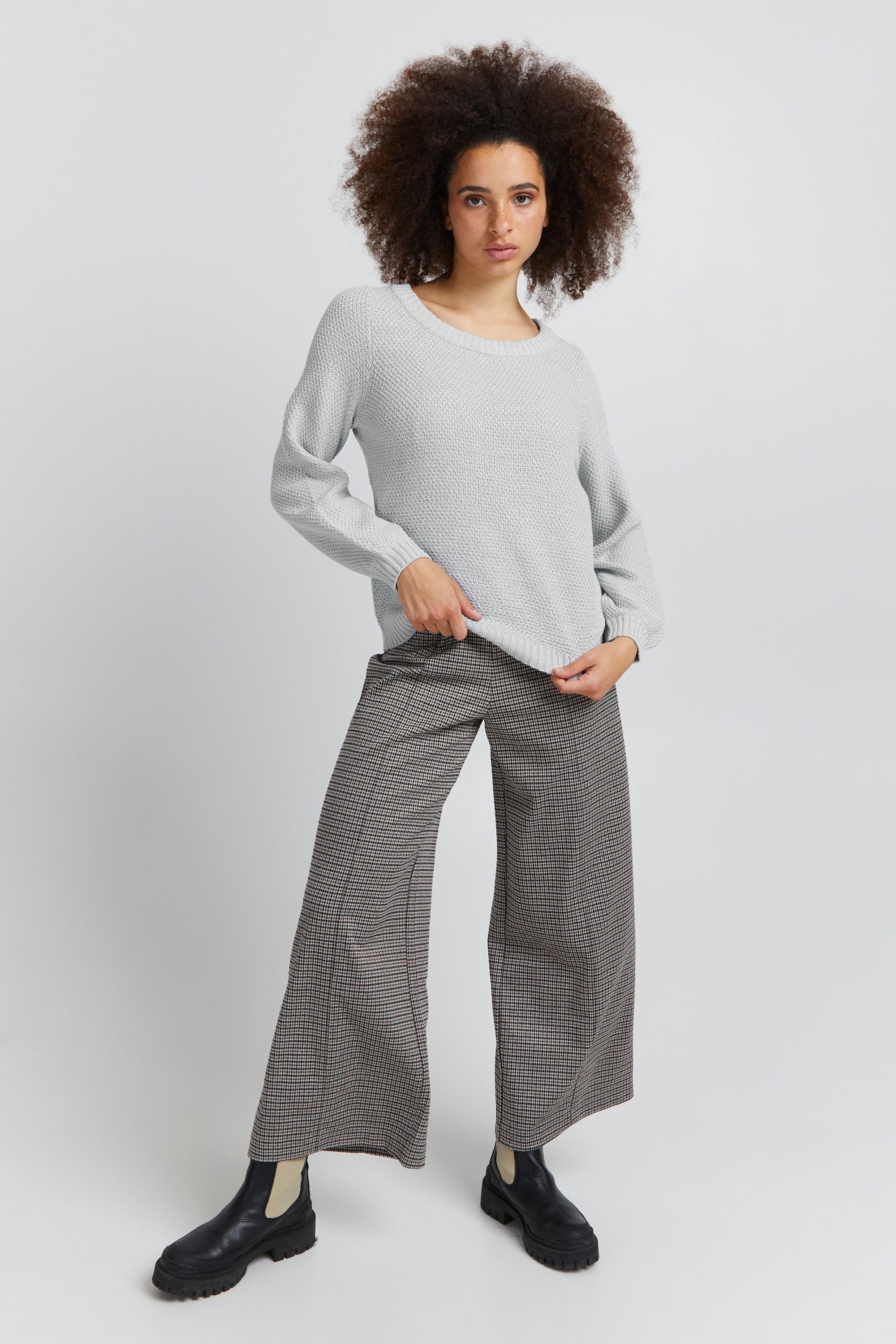 Ichi Strickfleece-Pullover »Strickpullover IHNoelle«